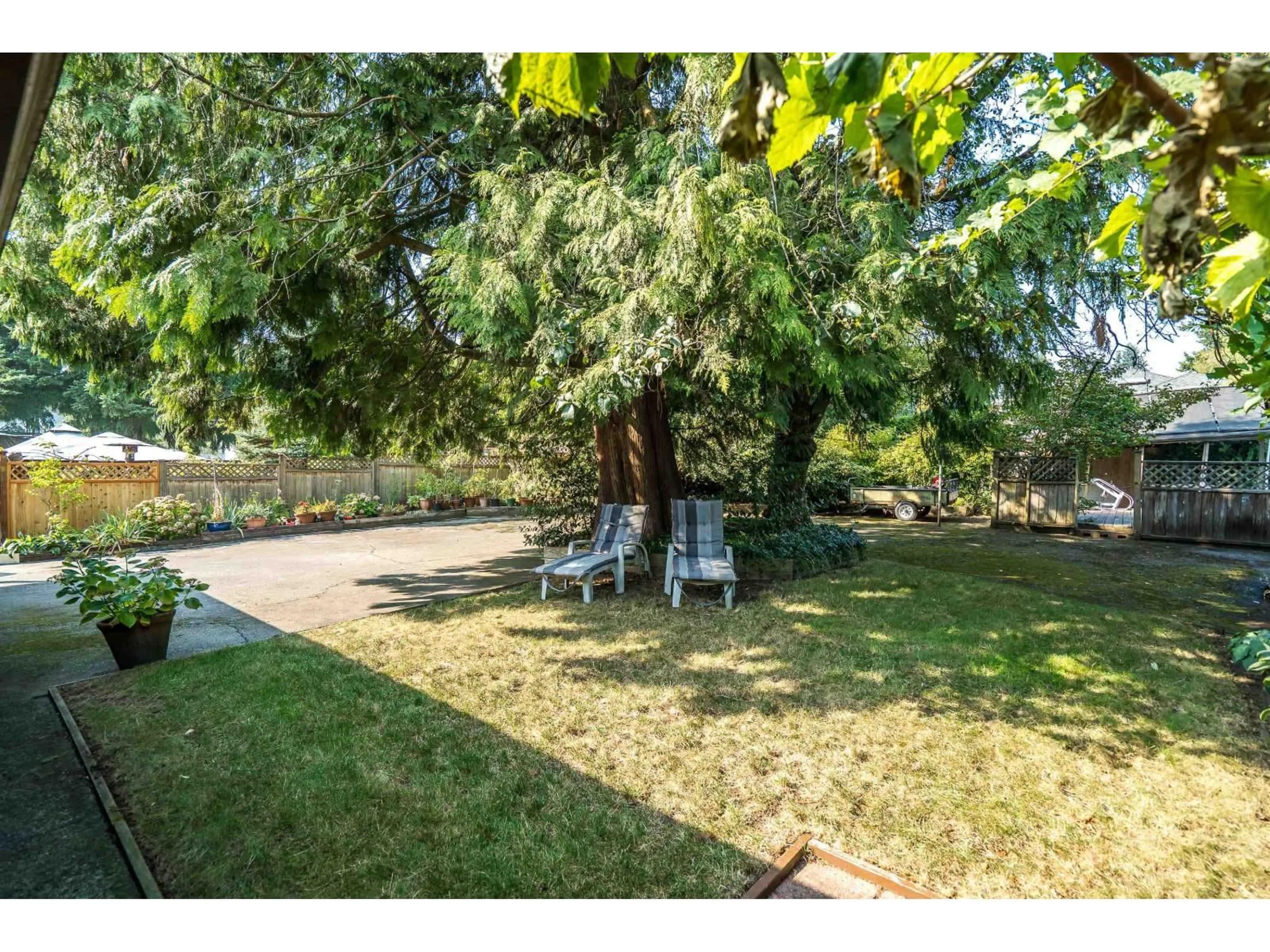 Patio, forest/trees view for 10995 64, Delta British Columbia V4E1C3