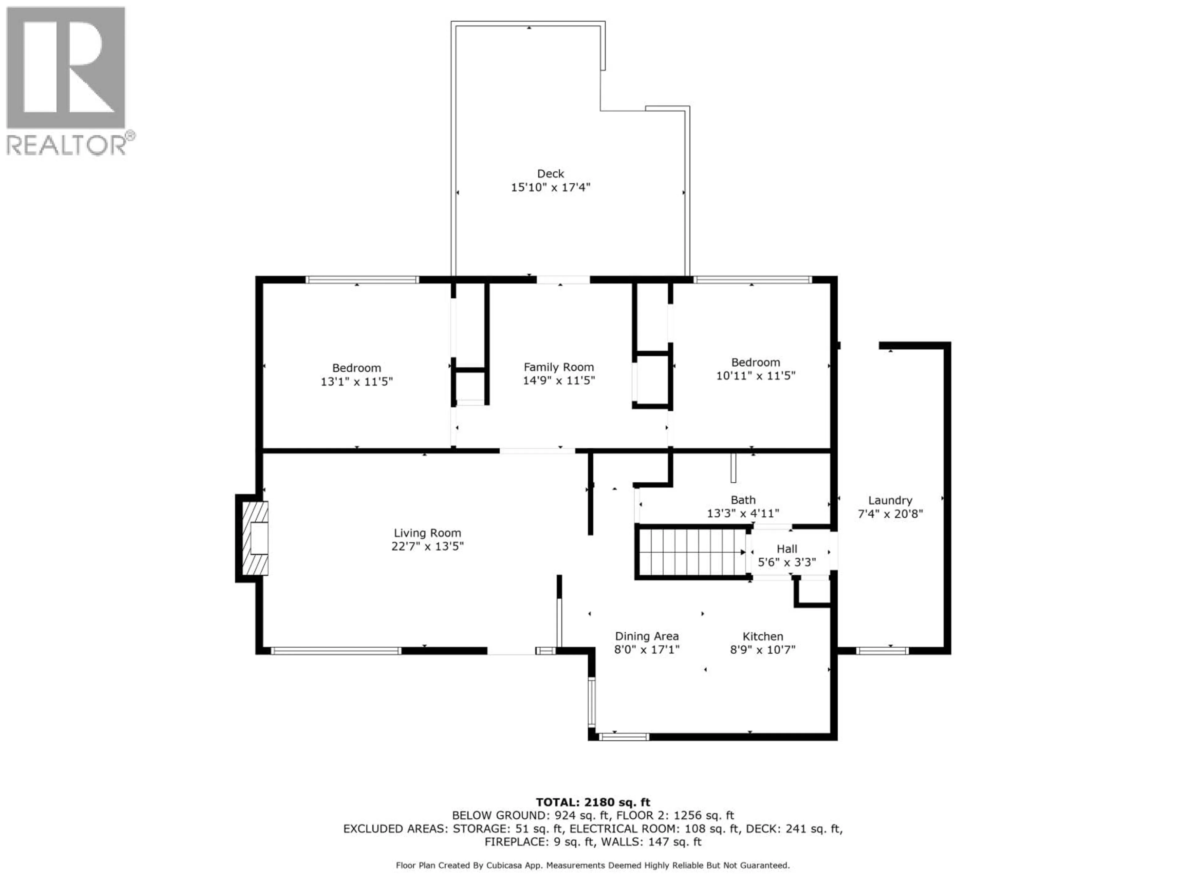 Floor plan for 1601 GORSE STREET, Prince George British Columbia V2L1G5
