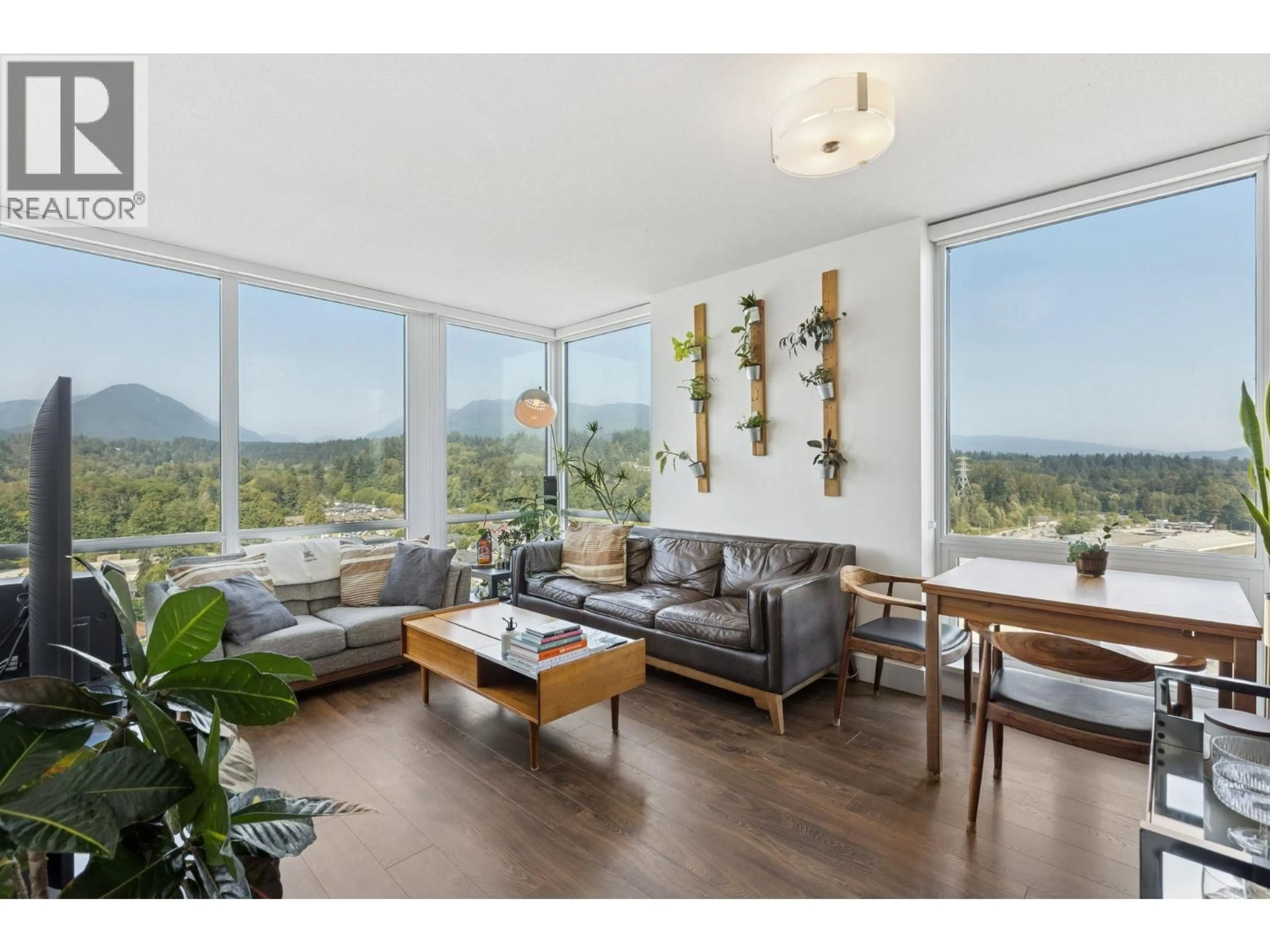 Living room with furniture, wood/laminate floor for 1702 - 1550 FERN STREET, North Vancouver British Columbia V7J0A9