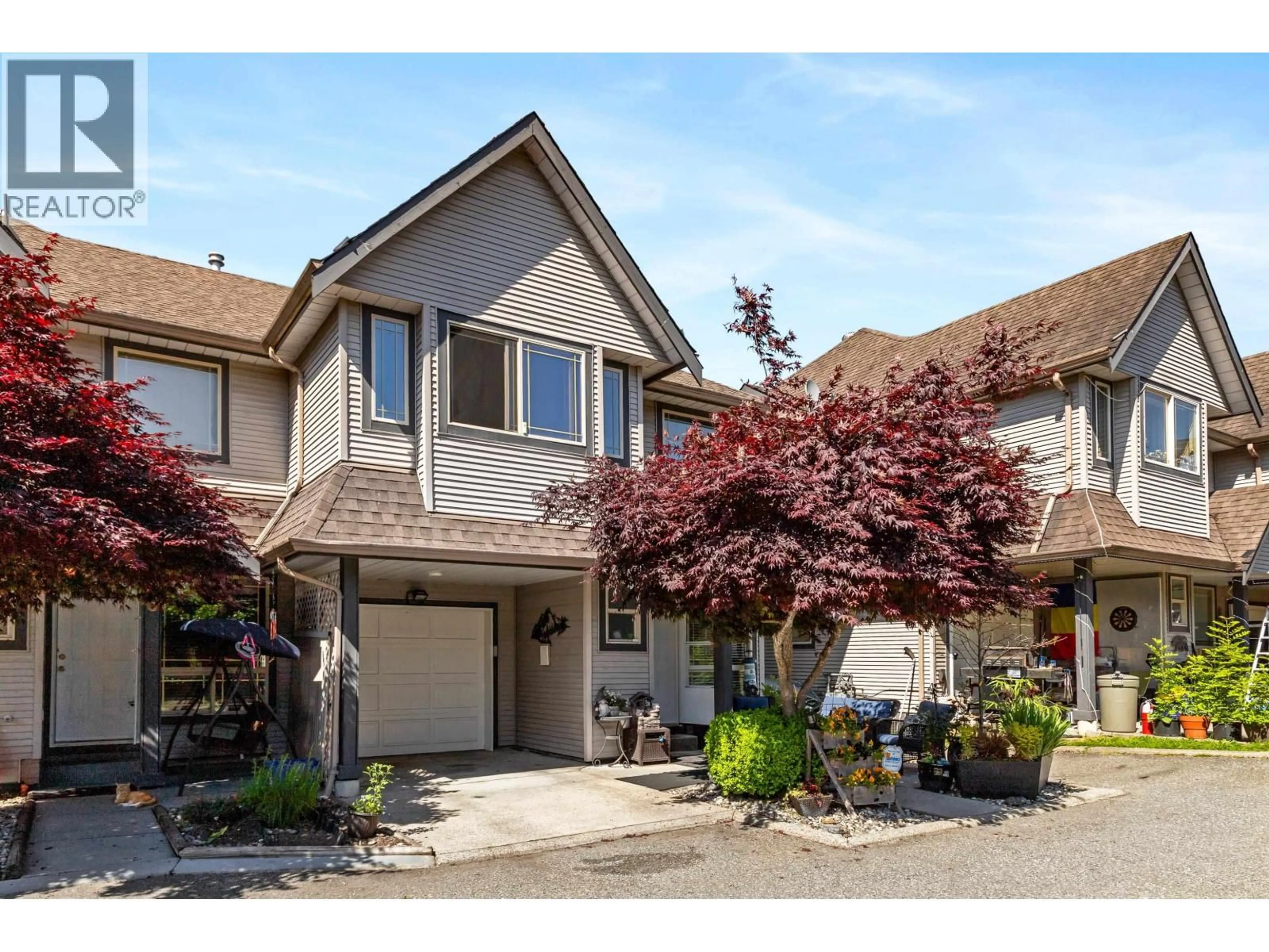 Home with vinyl exterior material, street for 5 - 22980 ABERNETHY LANE, Maple Ridge British Columbia V2X3N4