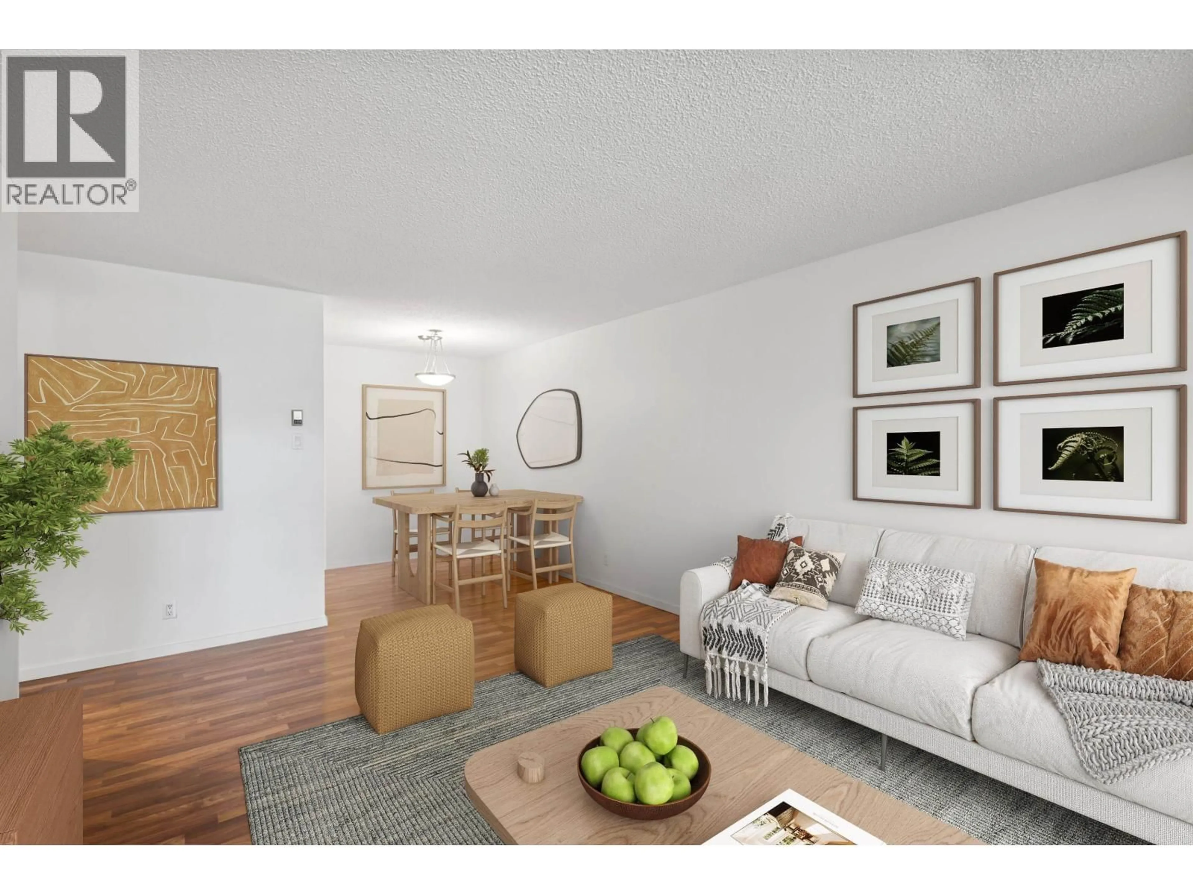 Living room with furniture, wood/laminate floor for 120 - 8511 ACKROYD ROAD, Richmond British Columbia V6X3E7