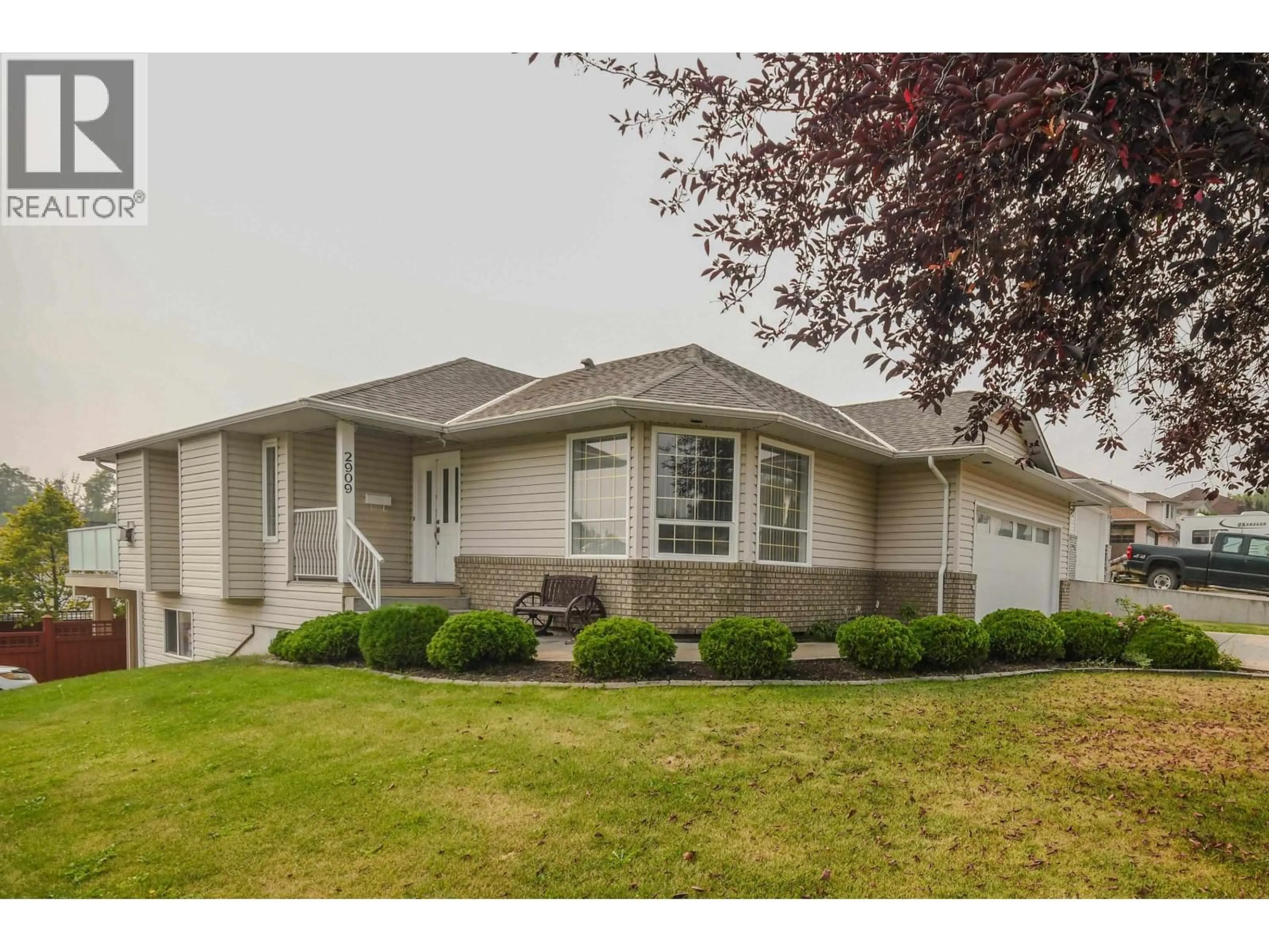 Home with vinyl exterior material, street for 2909 SULLIVAN CRESCENT, Prince George British Columbia V2N5J2