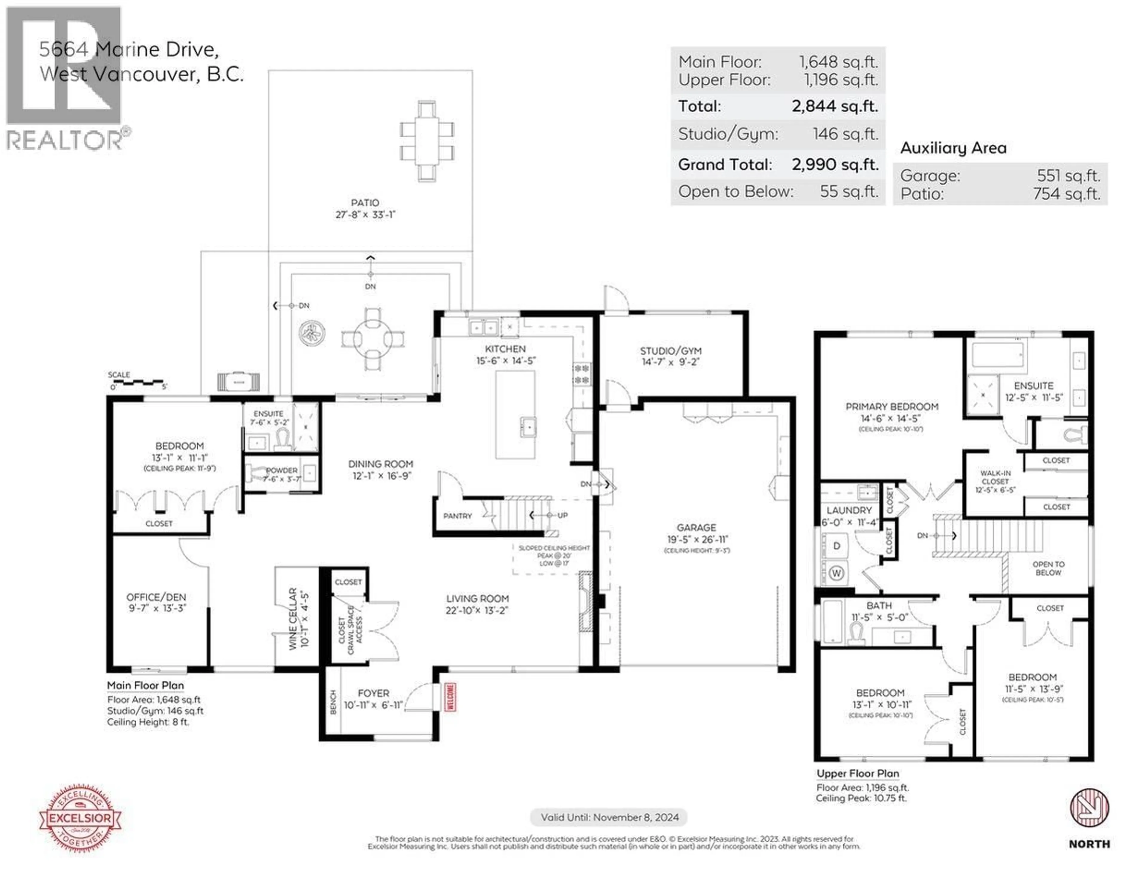 Floor plan for 5664 MARINE DRIVE, West Vancouver British Columbia V7W2R6