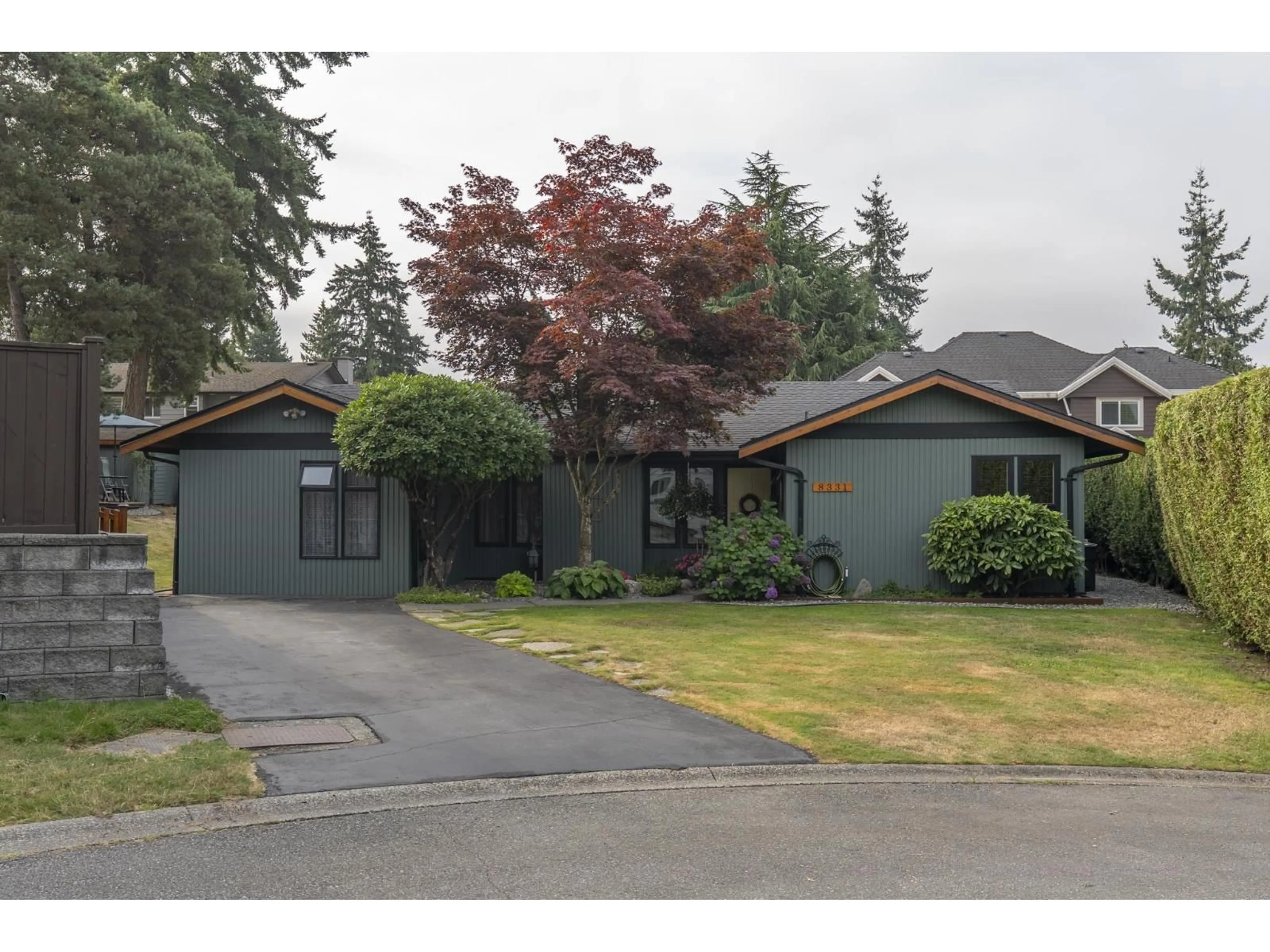 Home with vinyl exterior material, street for 8331 GREENHILL, Delta British Columbia V4C7B7