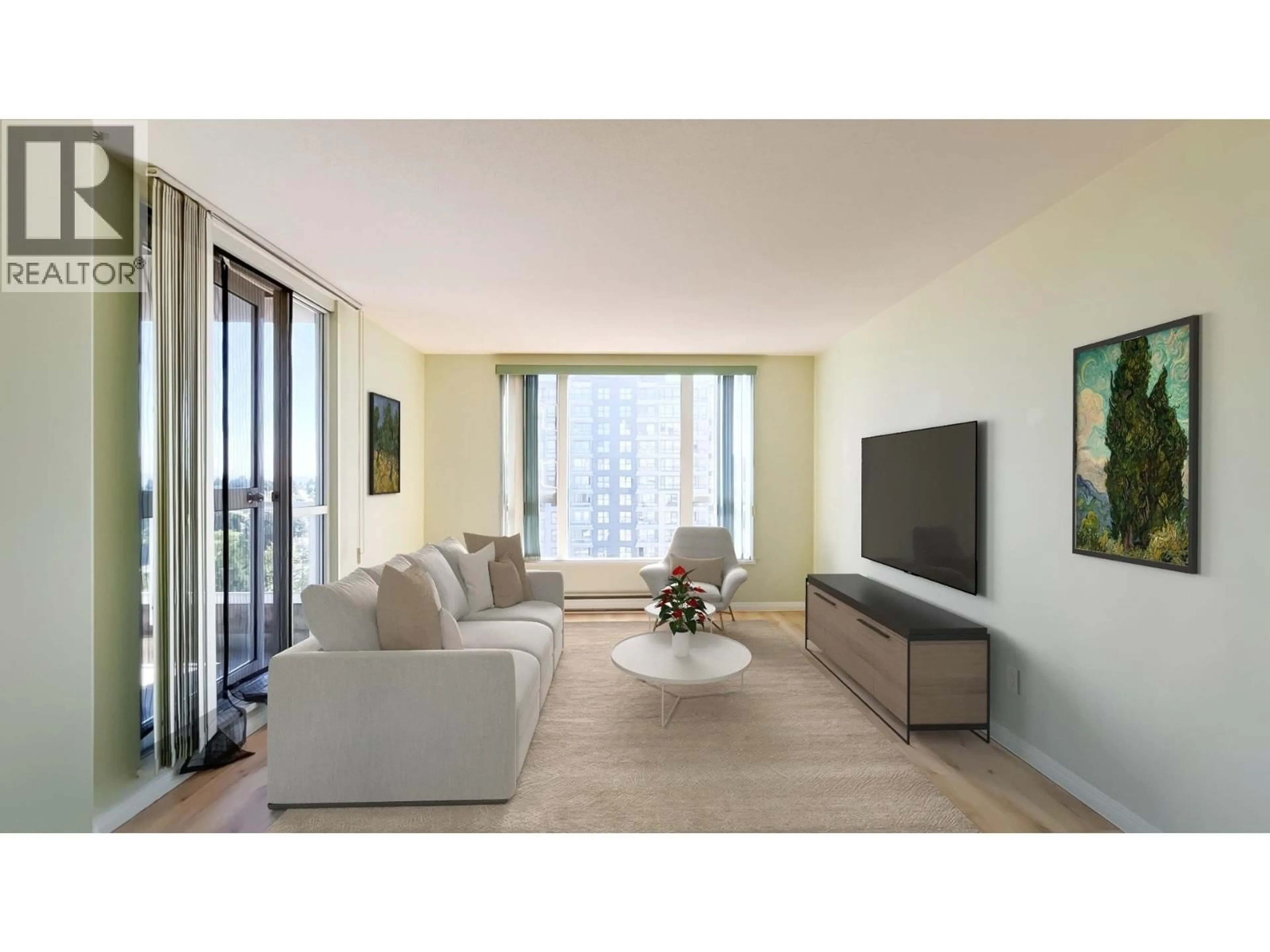 Living room with furniture, unknown for 1508 - 5189 GASTON STREET, Vancouver British Columbia V5R6C7