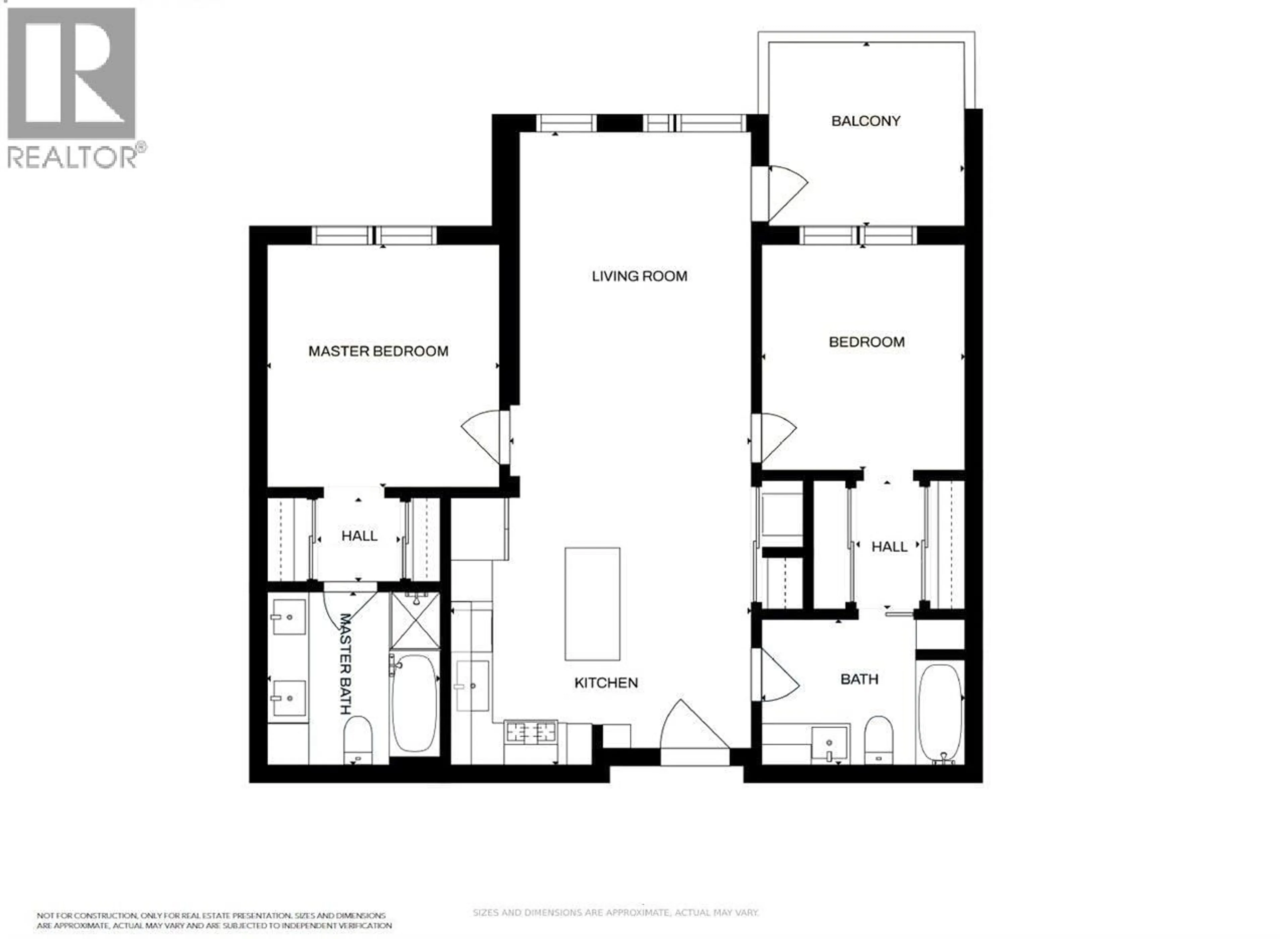 Floor plan for 108 - 262 SALTER STREET, New Westminster British Columbia V3M0J6