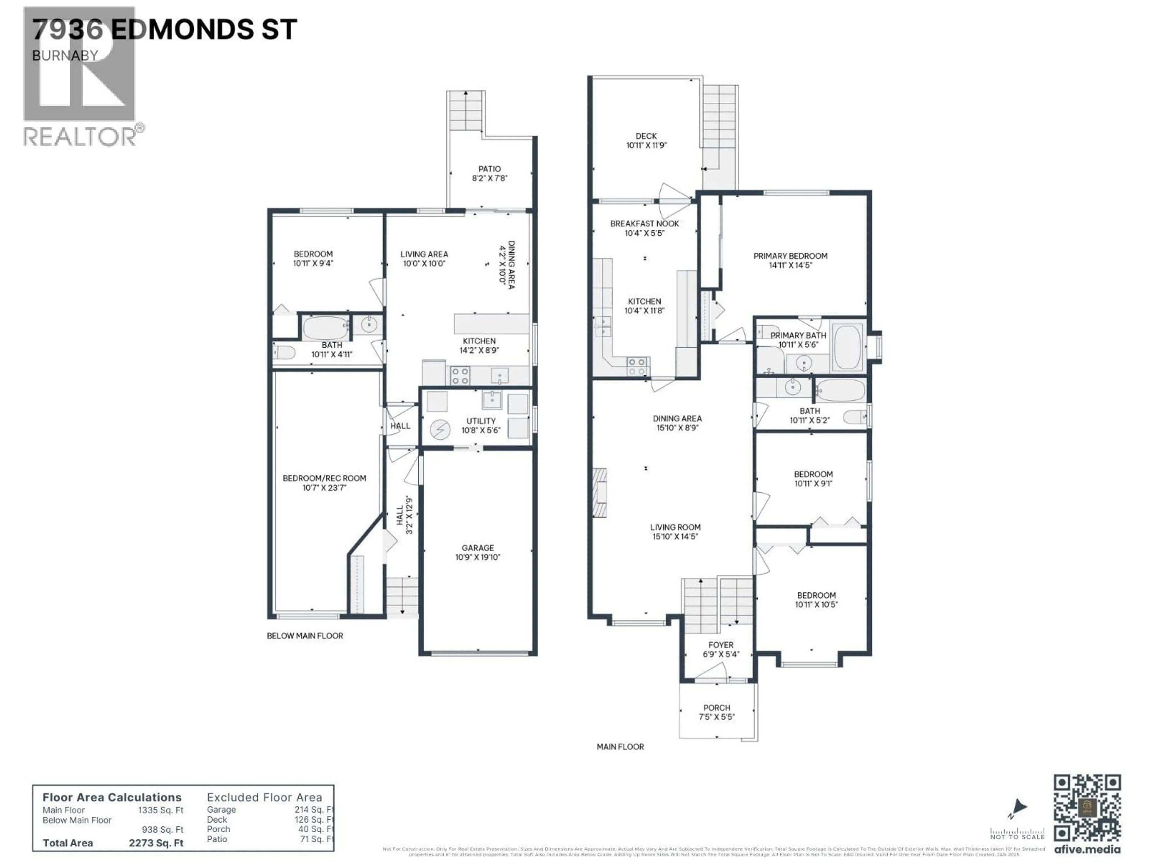 Floor plan for 7936 EDMONDS STREET, Burnaby British Columbia V3N1C2