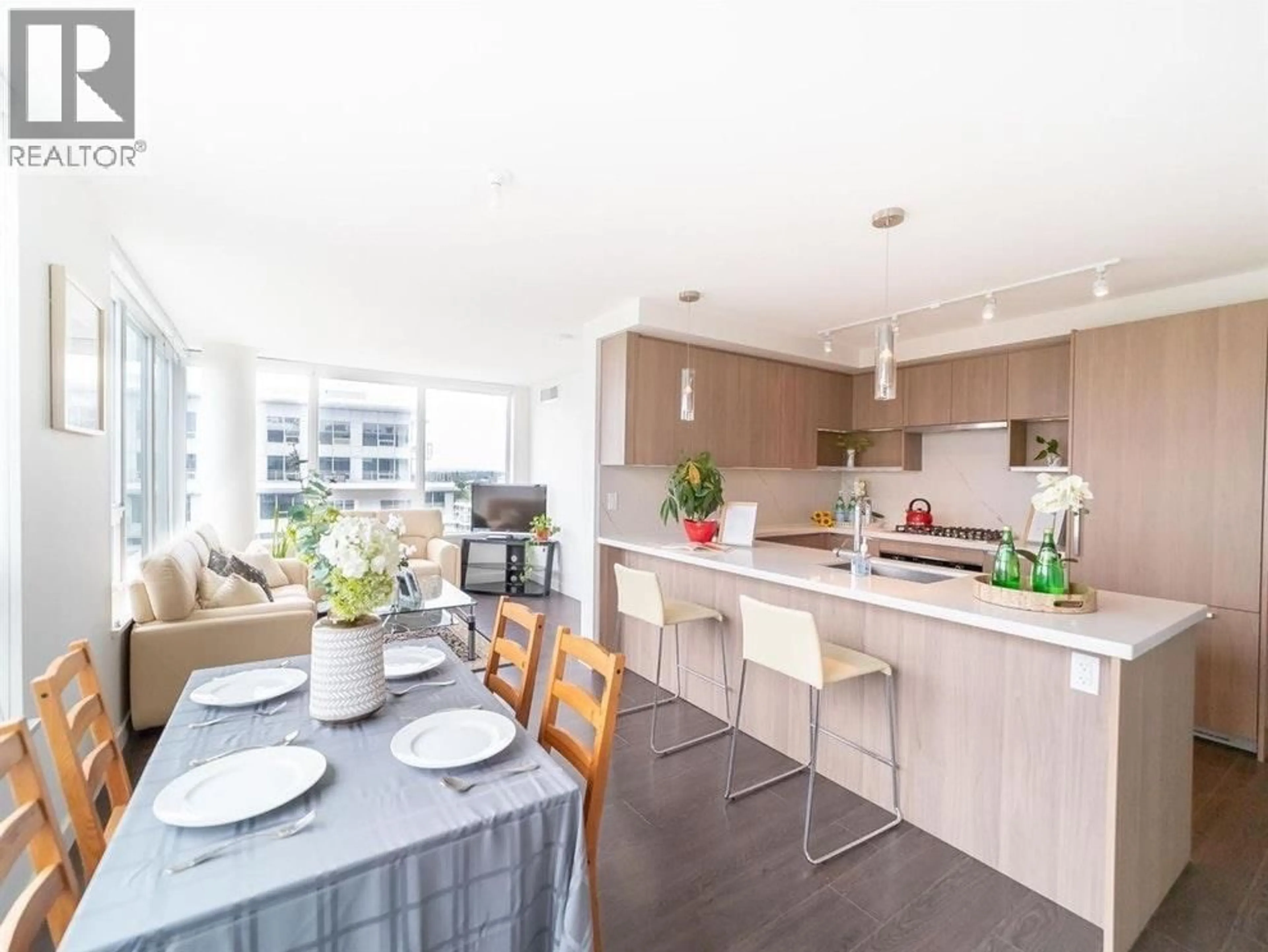 Open concept kitchen, unknown for 1806 - 8833 HAZELBRIDGE WAY, Richmond British Columbia V6X0N3