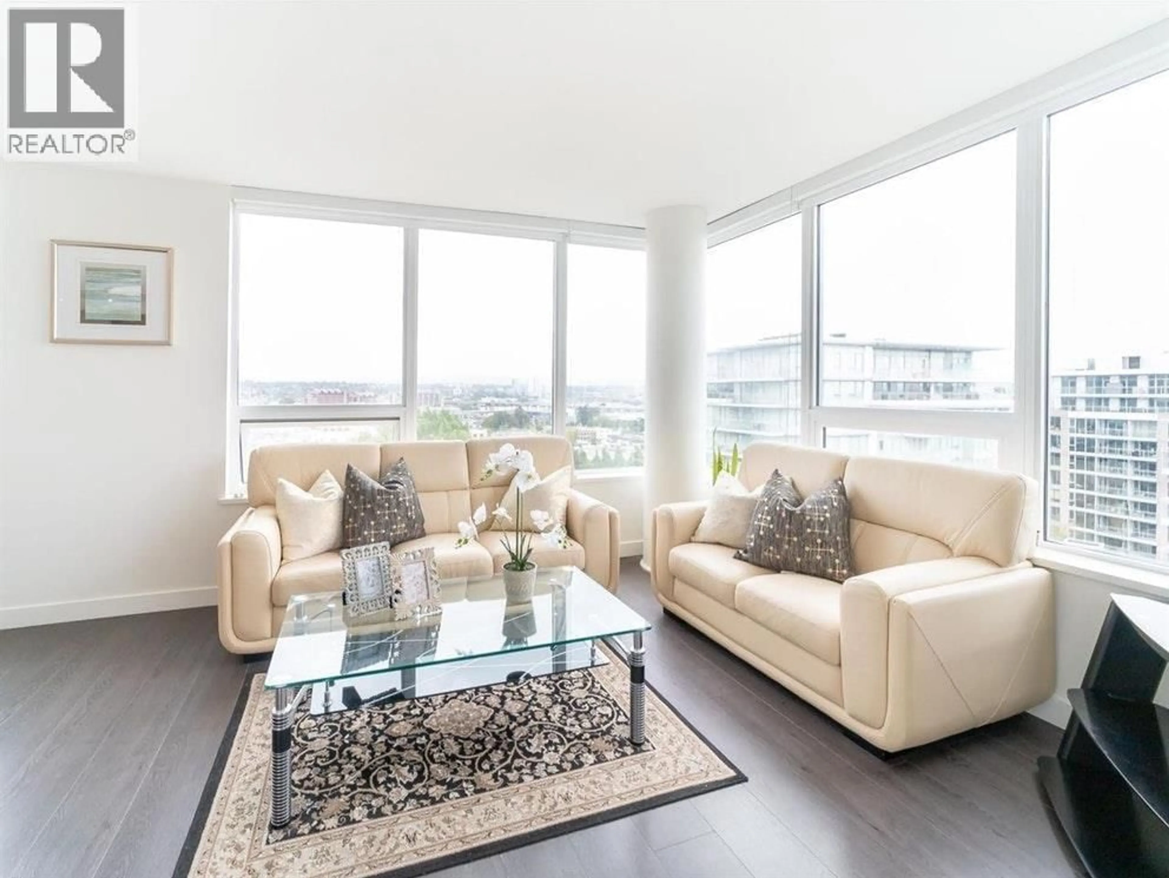 Living room with furniture, unknown for 1806 - 8833 HAZELBRIDGE WAY, Richmond British Columbia V6X0N3
