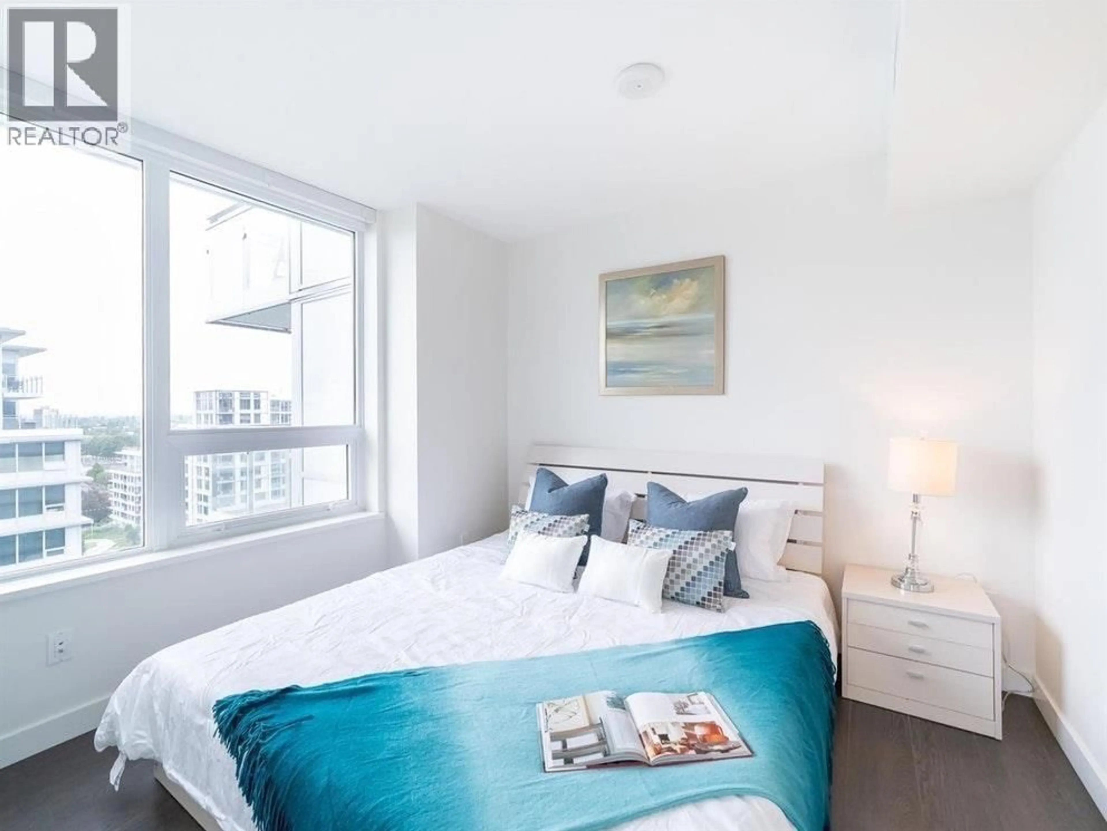 Bedroom with bed, unknown for 1806 - 8833 HAZELBRIDGE WAY, Richmond British Columbia V6X0N3