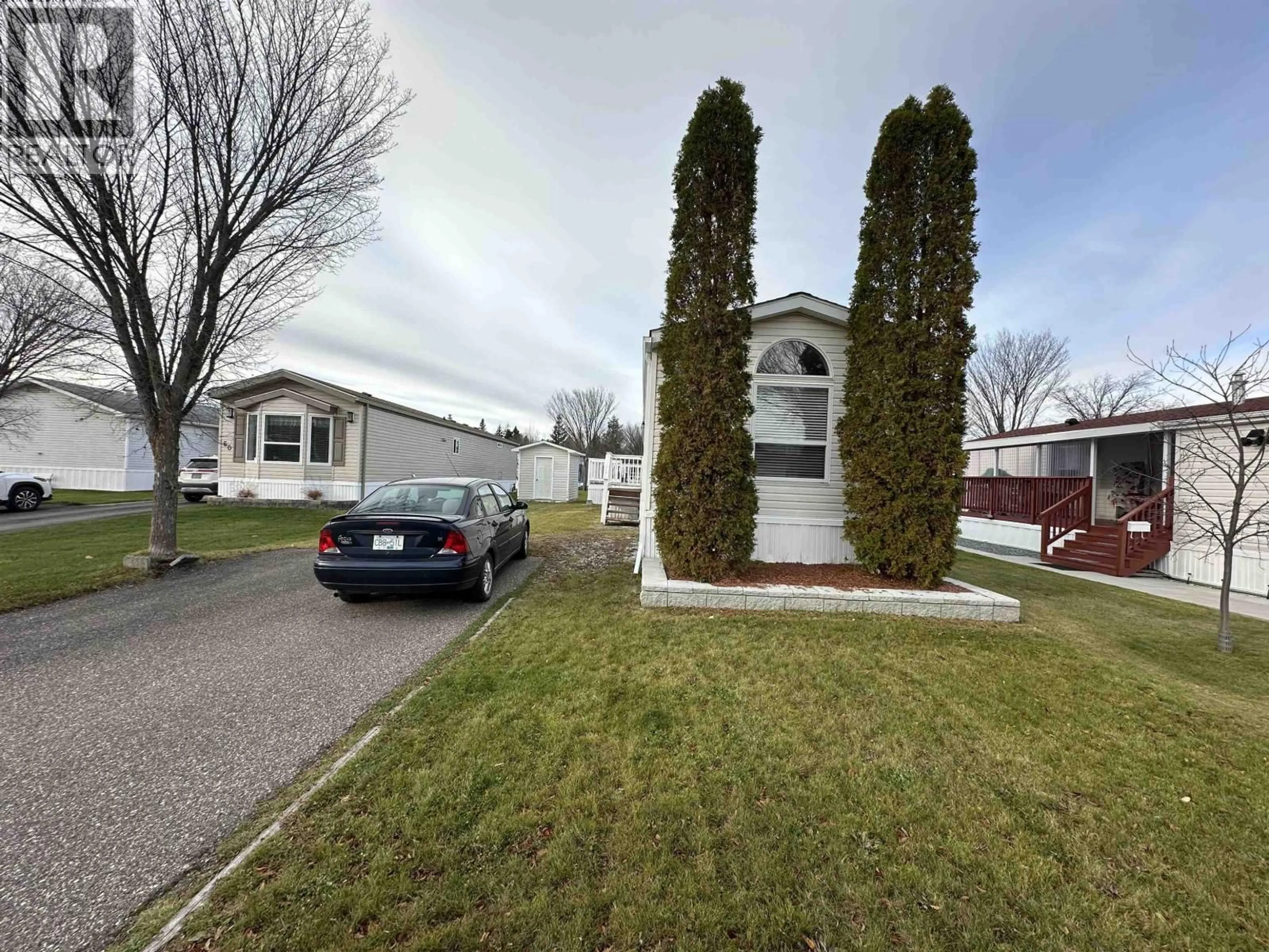 Home with vinyl exterior material, street for 61 - 7100 ALDEEN ROAD, Prince George British Columbia V2N5R5