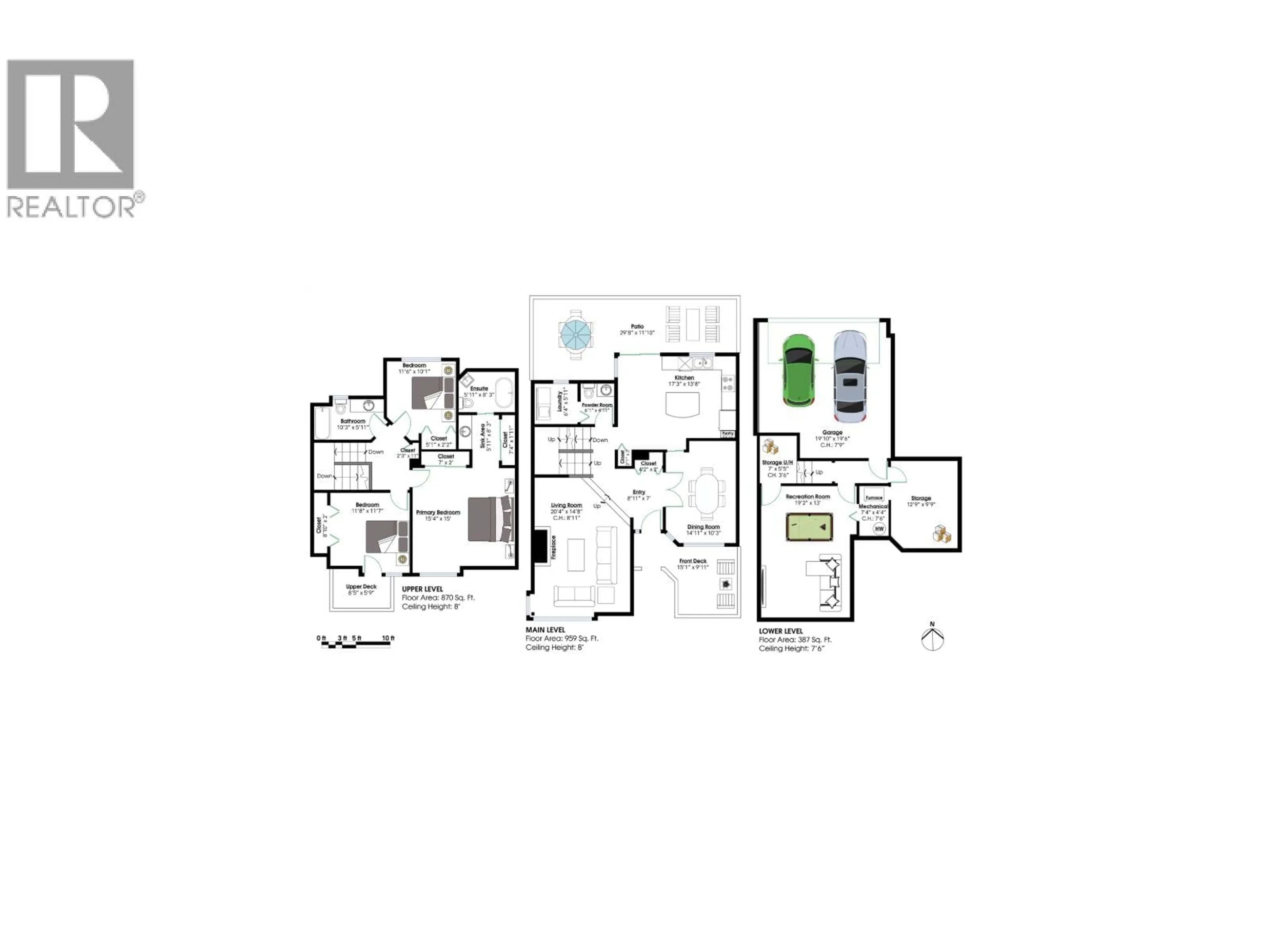Floor plan for 308 15TH STREET, North Vancouver British Columbia V7M1S5