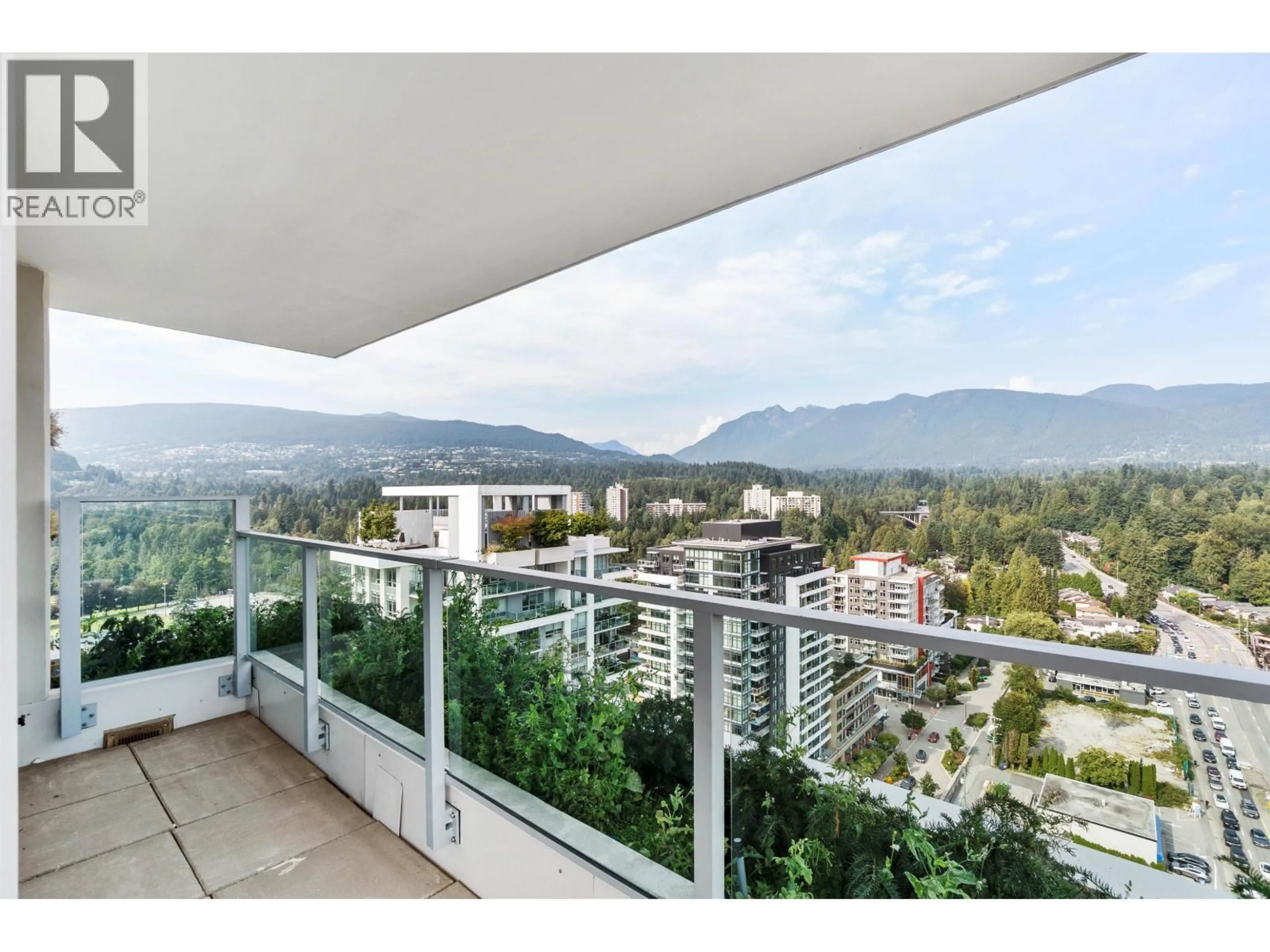 Balcony in the apartment, mountain view for 2201 - 1632 LIONS GATE LANE, North Vancouver British Columbia V7P0E2