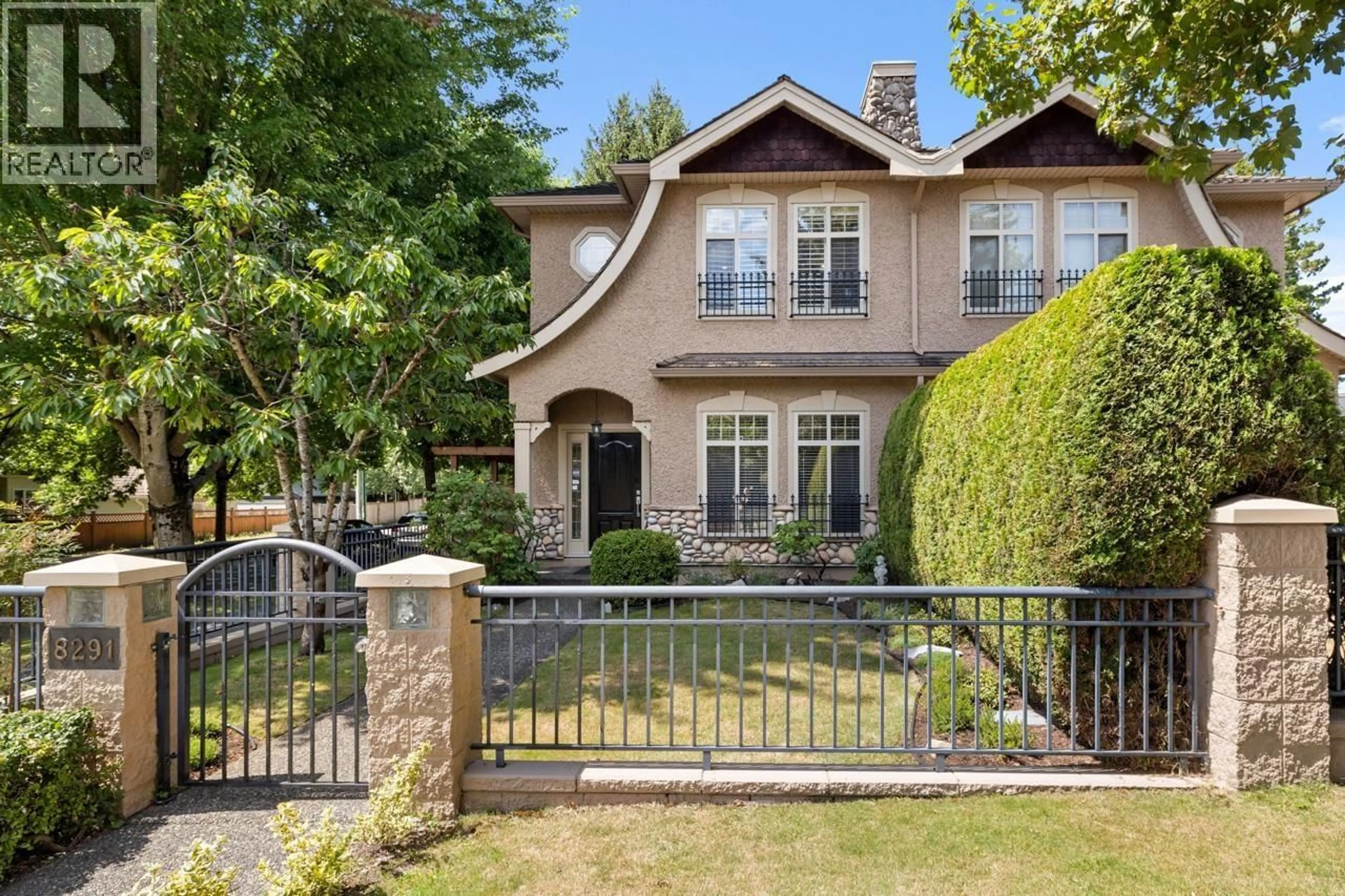 Home with brick exterior material, street for 8291 LAUREL STREET, Vancouver British Columbia V6P3V2
