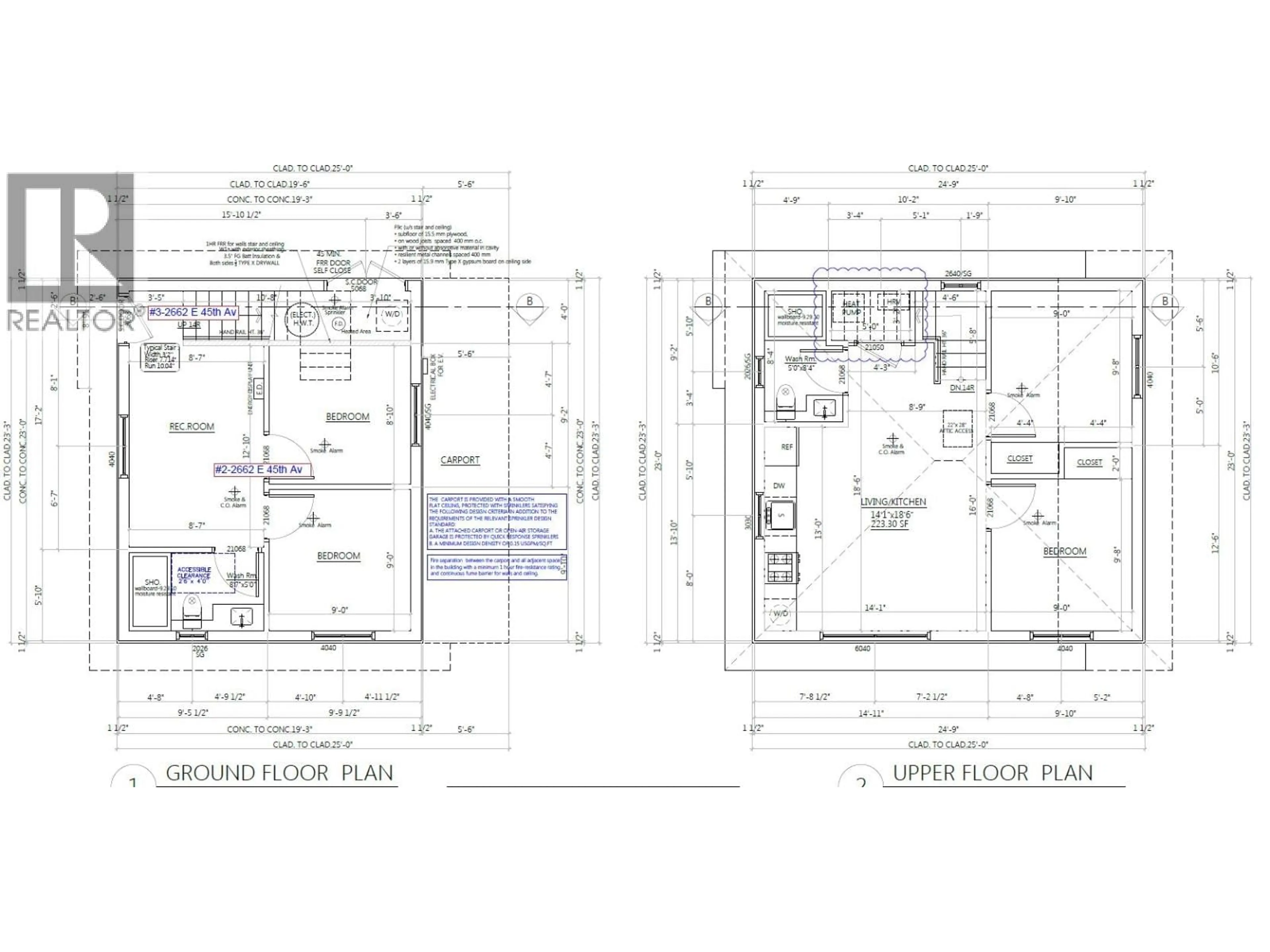 Floor plan for 2662 45TH AVENUE, Vancouver British Columbia V5R3C1