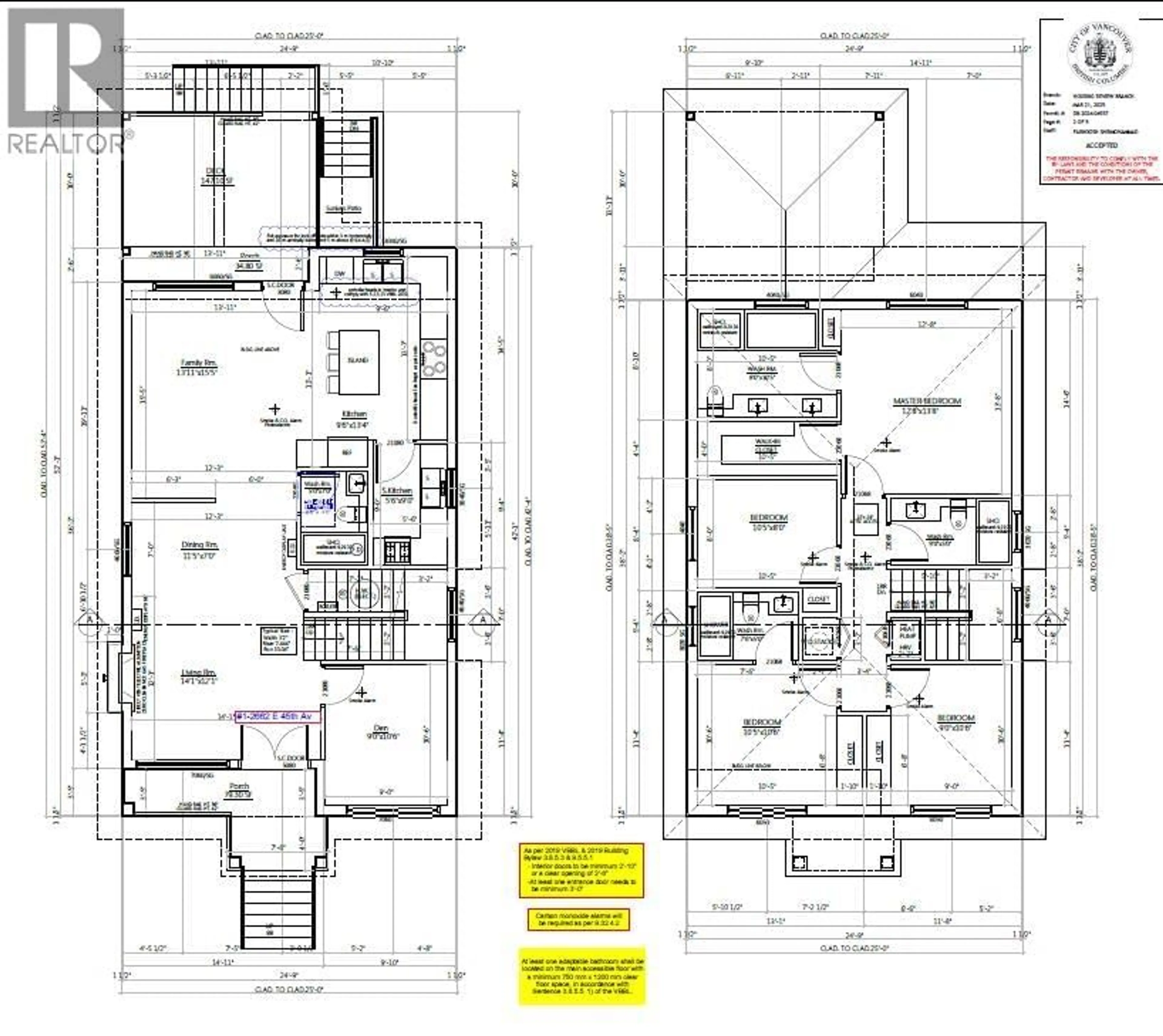 Floor plan for 2662 45TH AVENUE, Vancouver British Columbia V5R3C1