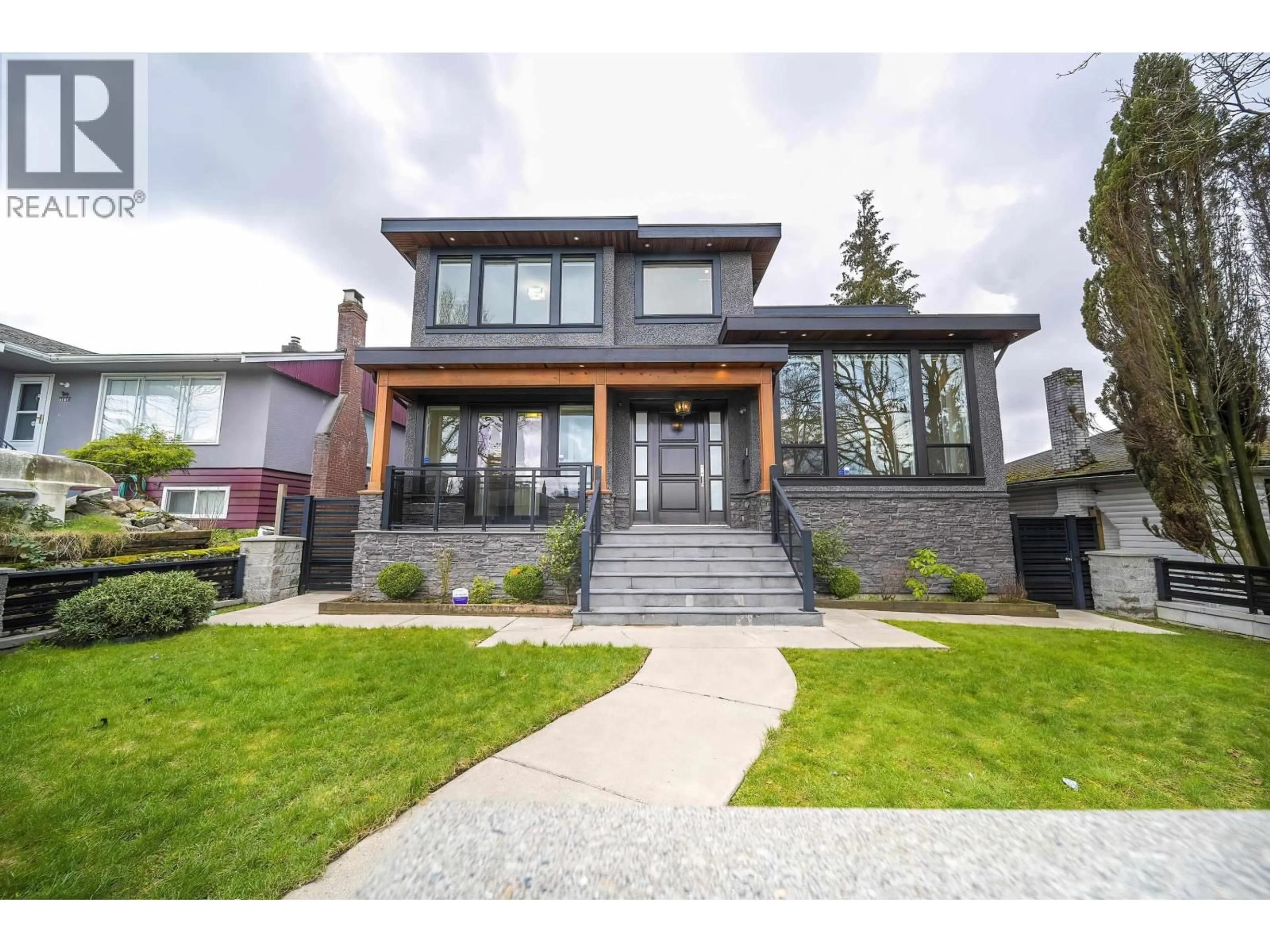 Home with brick exterior material, street for 3832 KINCAID STREET, Burnaby British Columbia V5G1V7