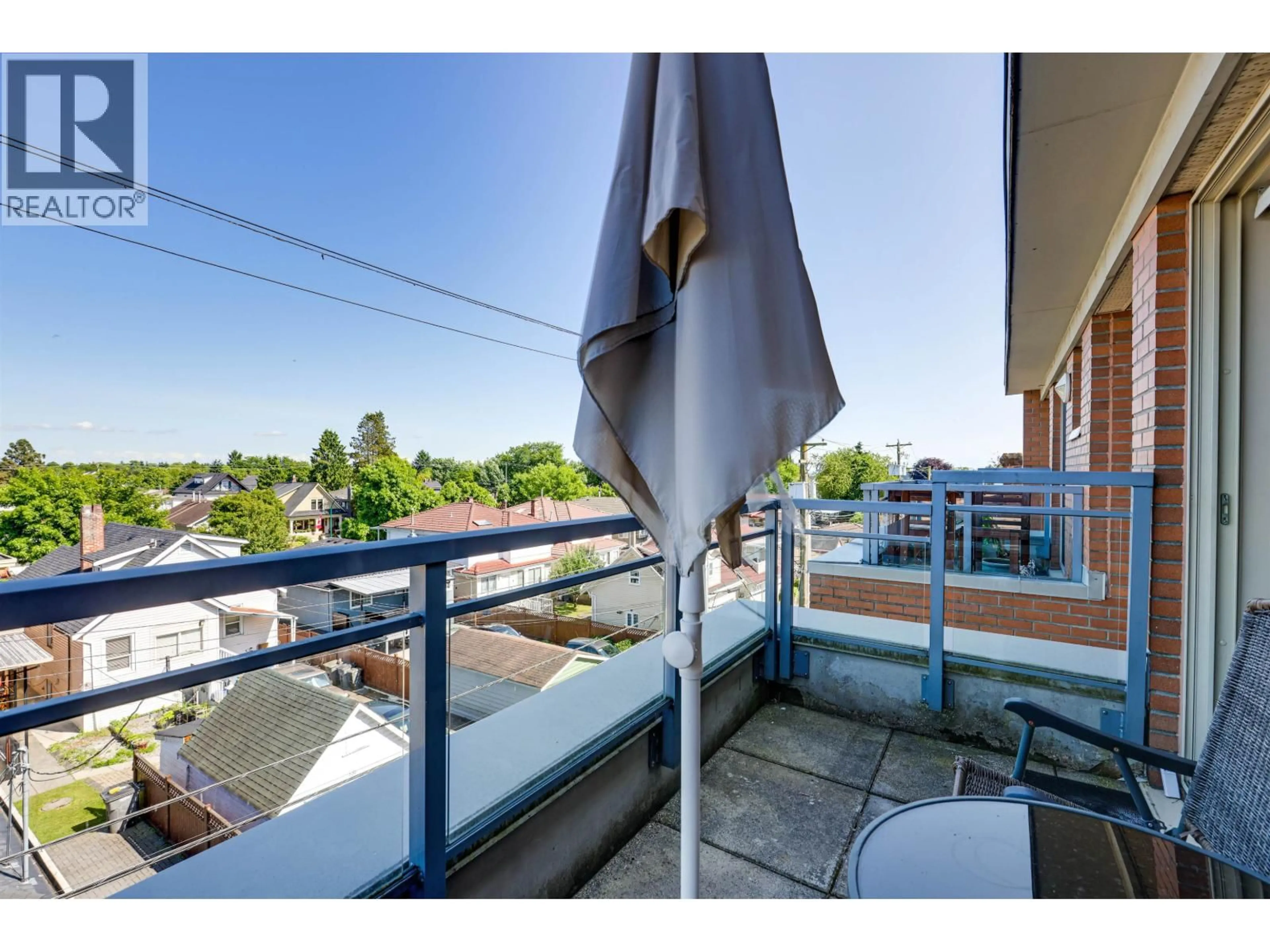 Balcony in the apartment, unknown for PH3 - 6172 FRASER STREET, Vancouver British Columbia V5W3A1