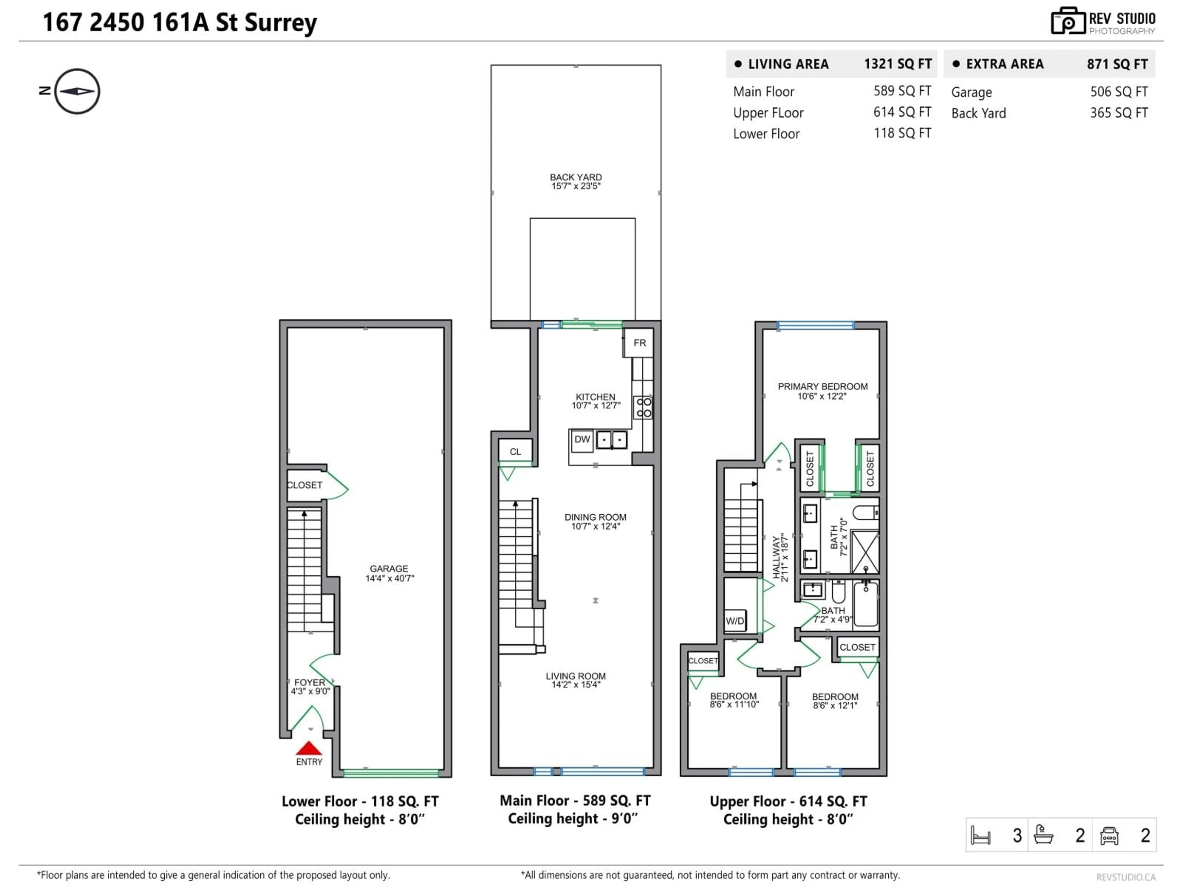 Floor plan for 167 - 2450 161A, Surrey British Columbia V3Z8K4