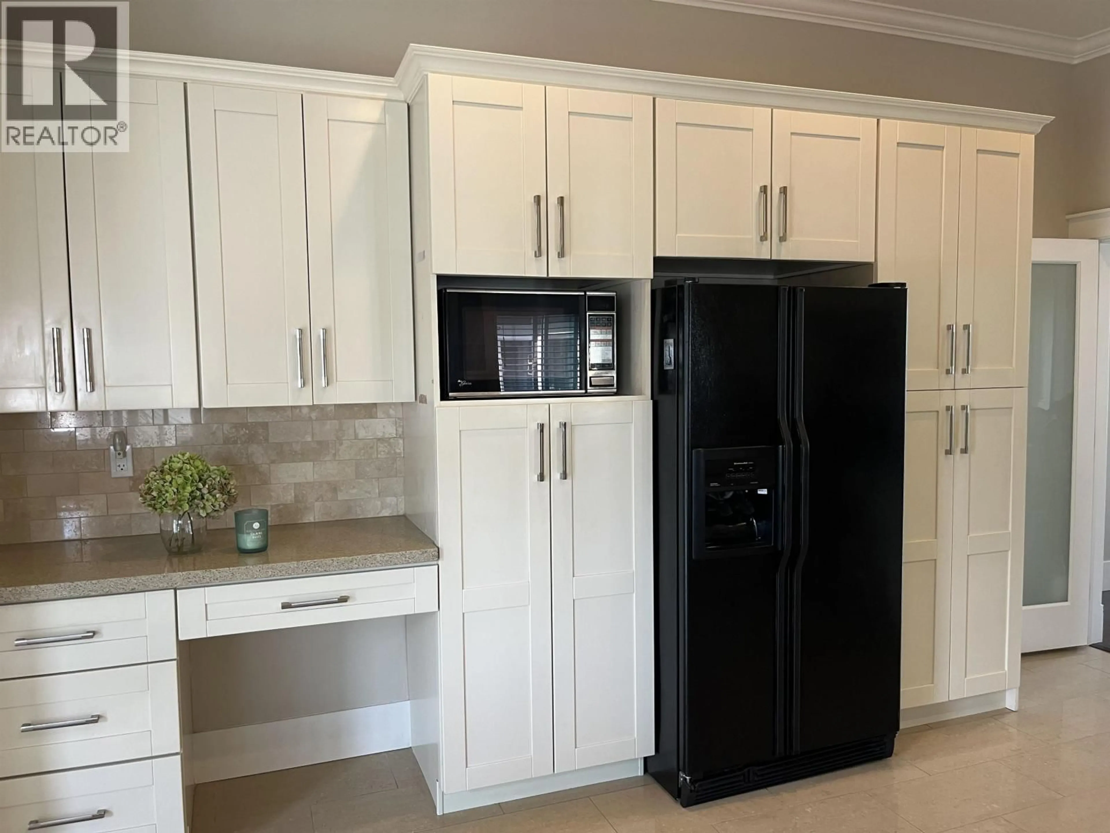 Contemporary kitchen, ceramic/tile floor for 3734 LINWOOD STREET, Burnaby British Columbia V5G1N5