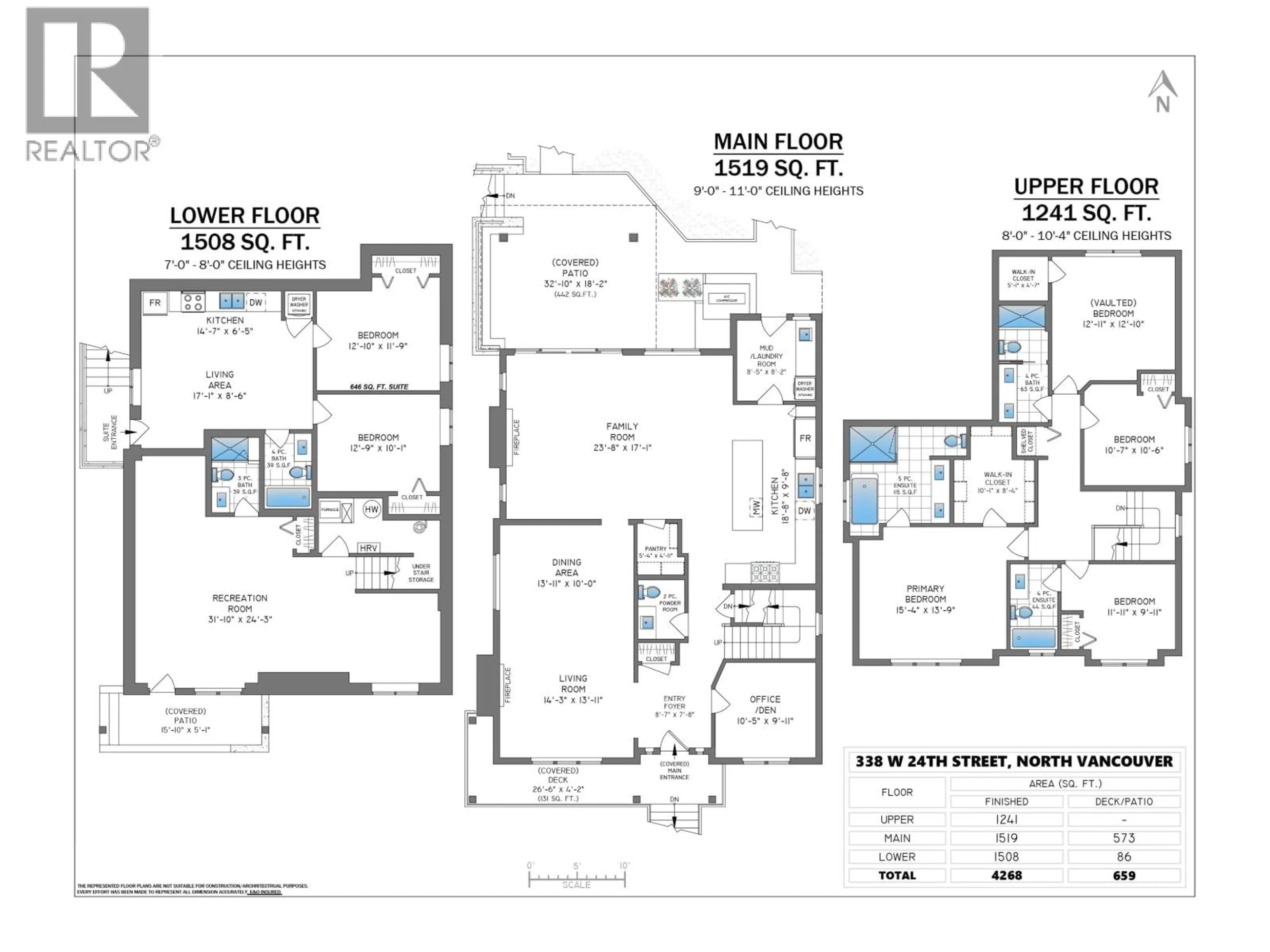 Floor plan for 338 24TH STREET, North Vancouver British Columbia V7M2C6