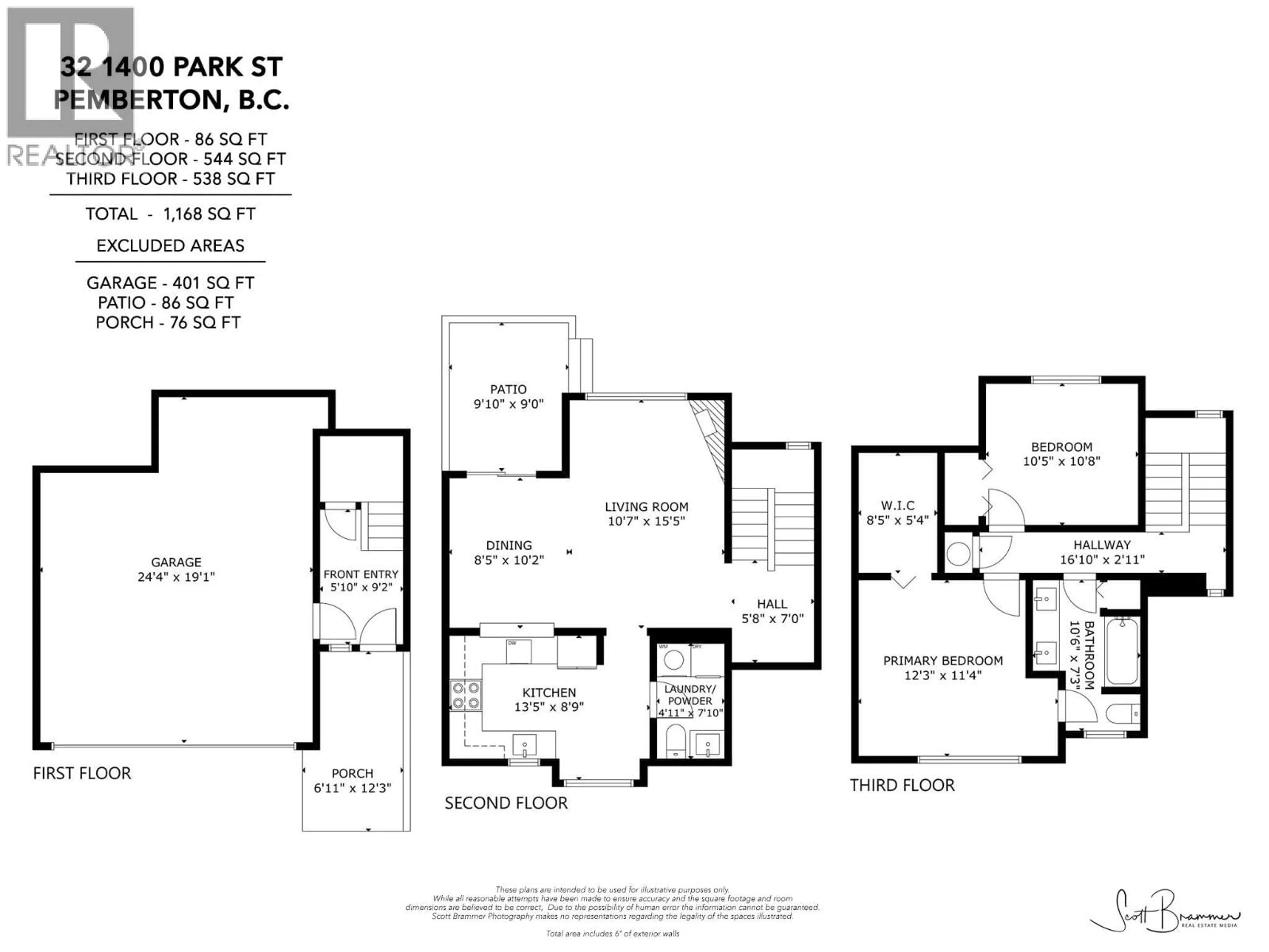 Floor plan for 32 - 1400 PARK STREET, Pemberton British Columbia V0N2L1