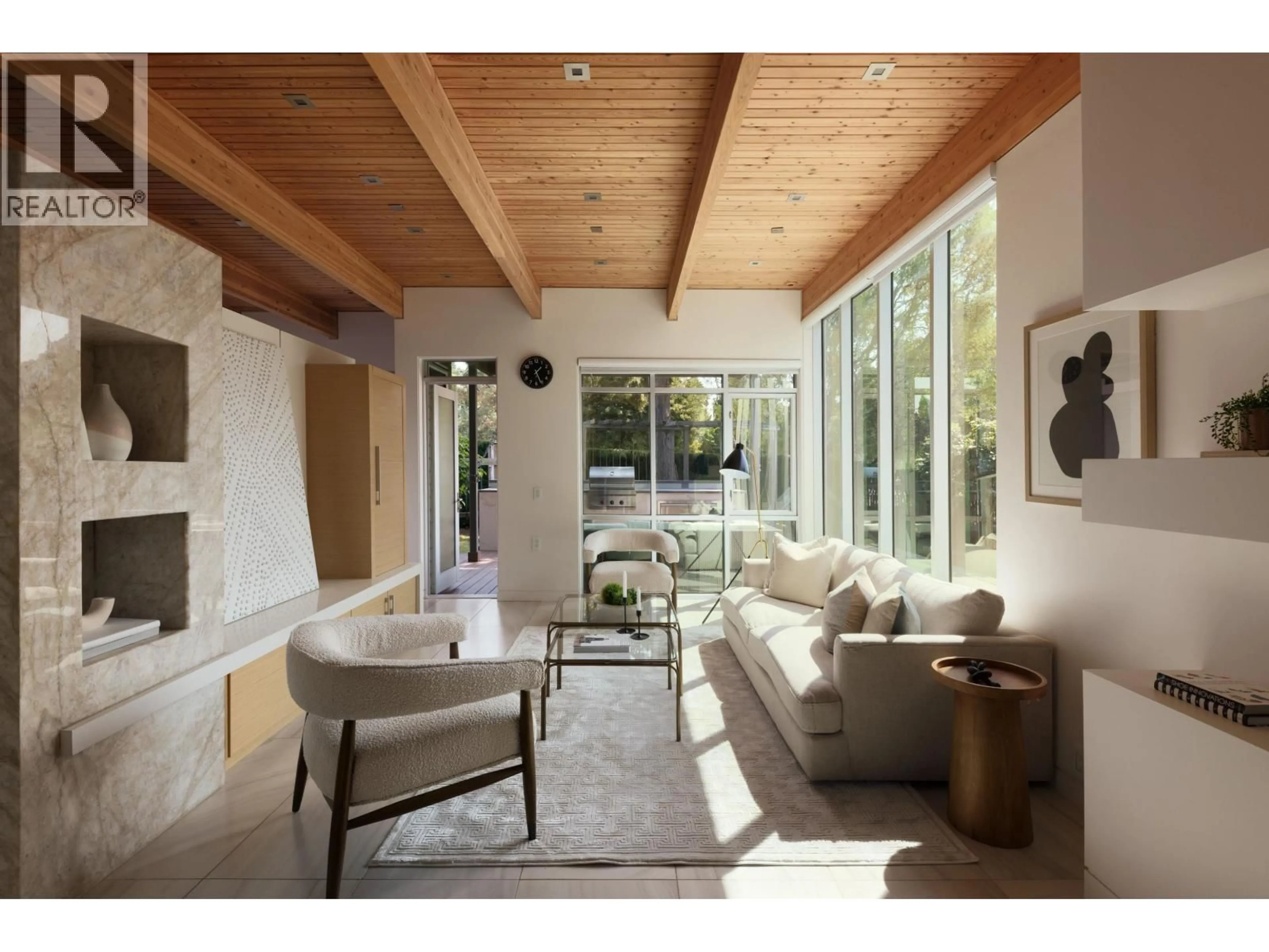 Living room with furniture, unknown for 105 PEVERIL AVENUE, Vancouver British Columbia V5Y2L5