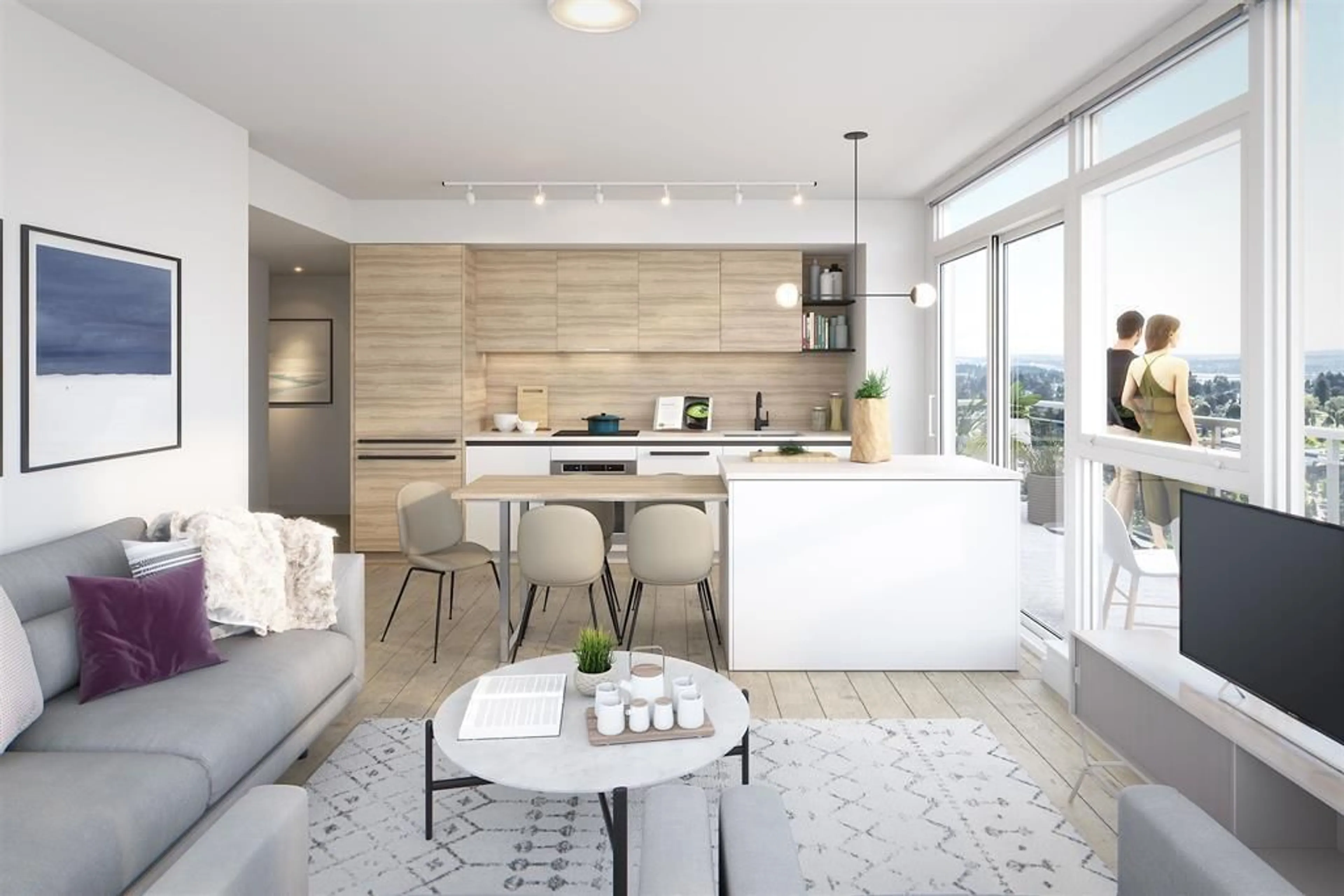 Open concept kitchen, unknown for 2208 - 13428 105, Surrey British Columbia V3T0S6