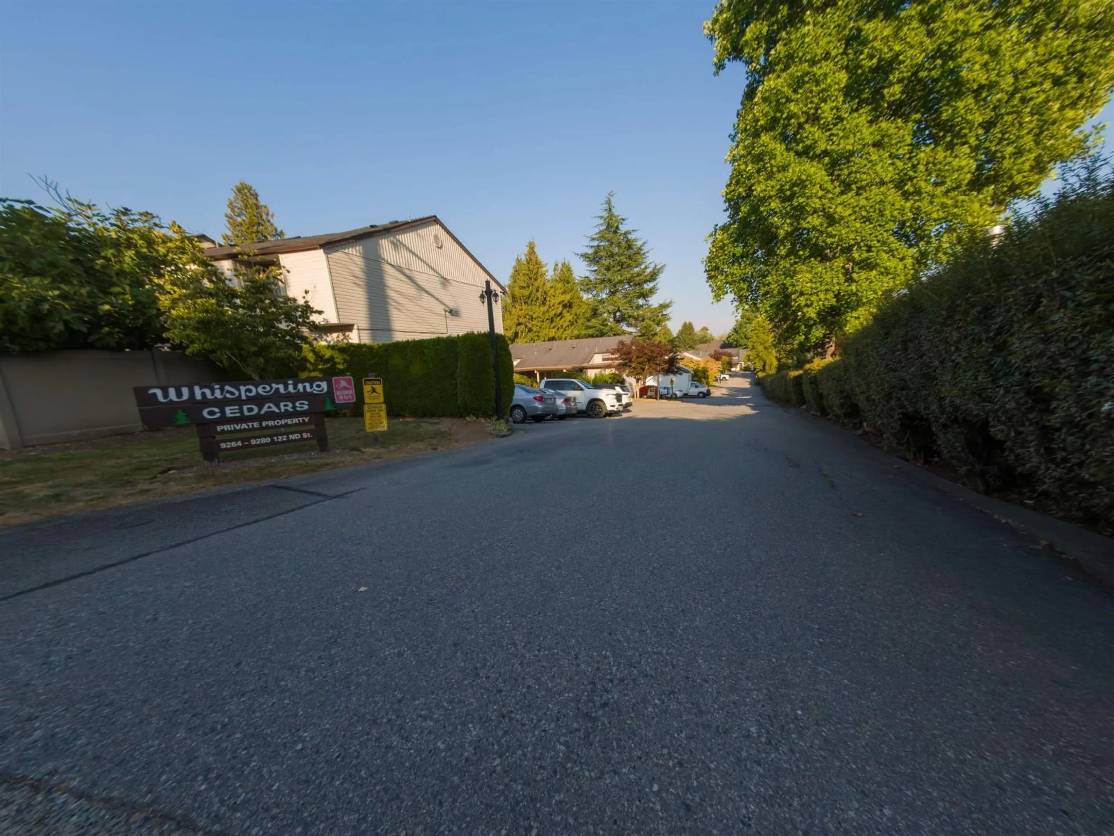 A pic from outside/outdoor area/front of a property/back of a property/a pic from drone, street for 702 - 9270 122, Surrey British Columbia V3V4L5