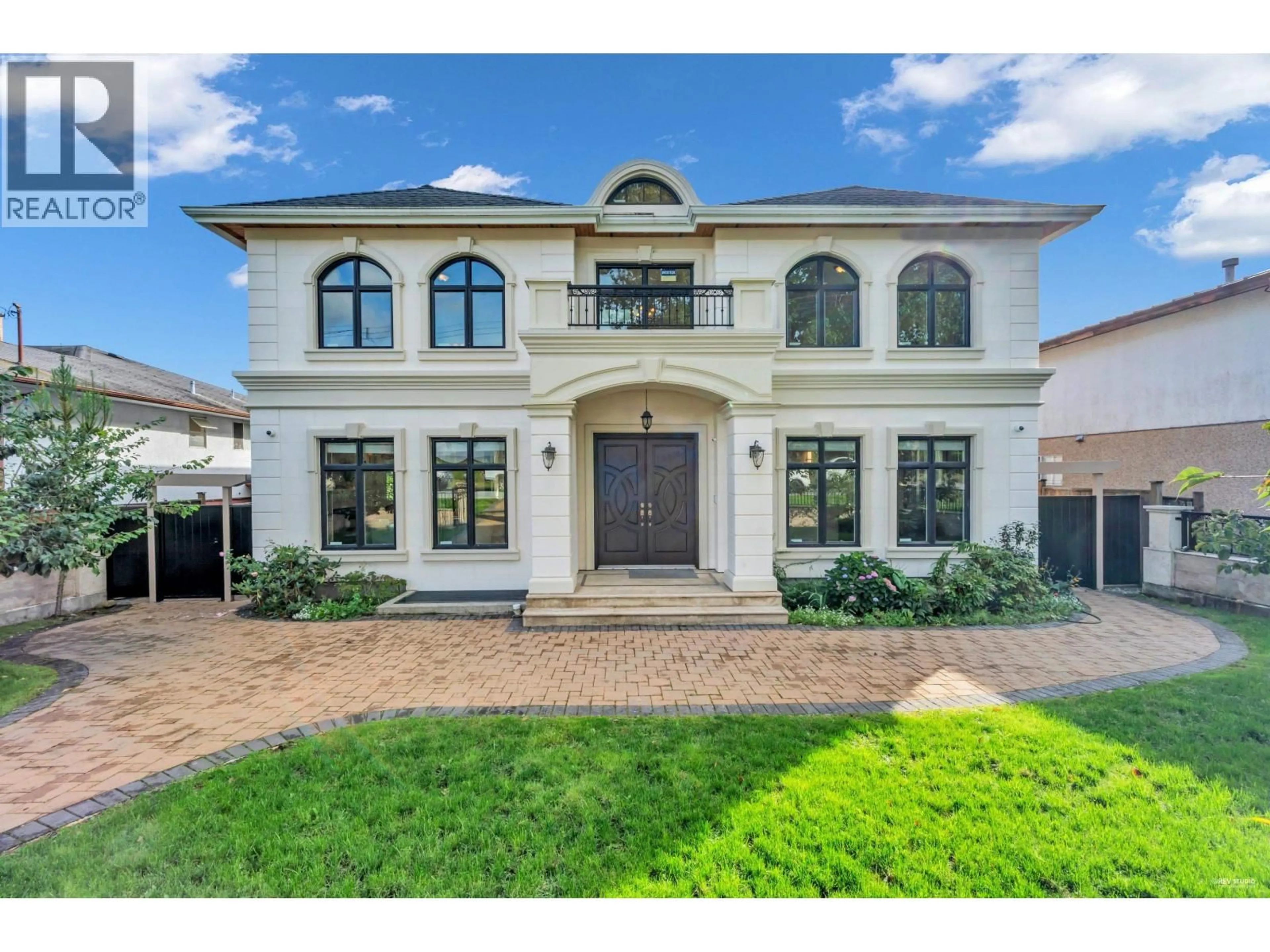 Home with brick exterior material, street for 6680 WINCH STREET, Burnaby British Columbia V5B2L6