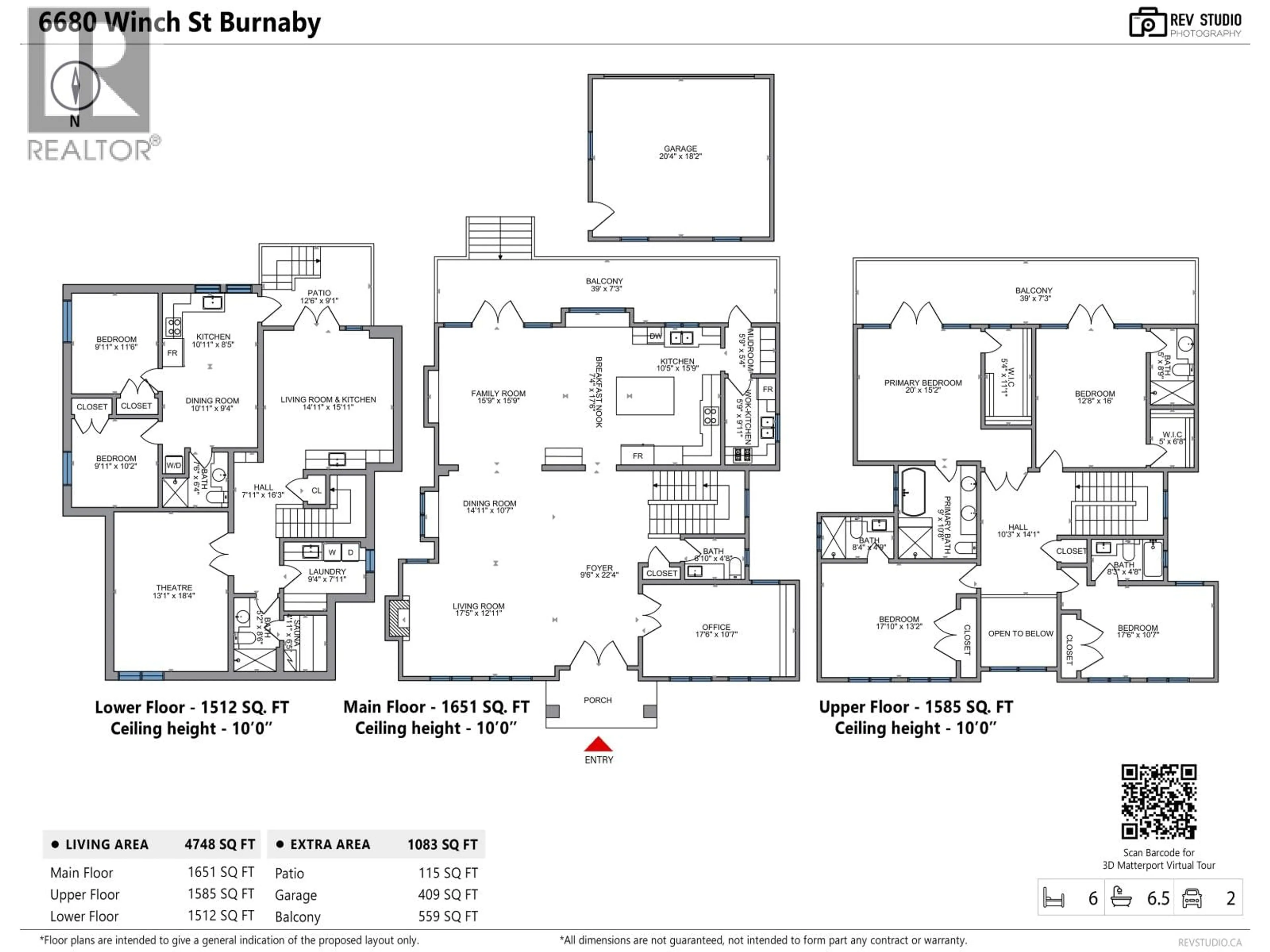 Floor plan for 6680 WINCH STREET, Burnaby British Columbia V5B2L6