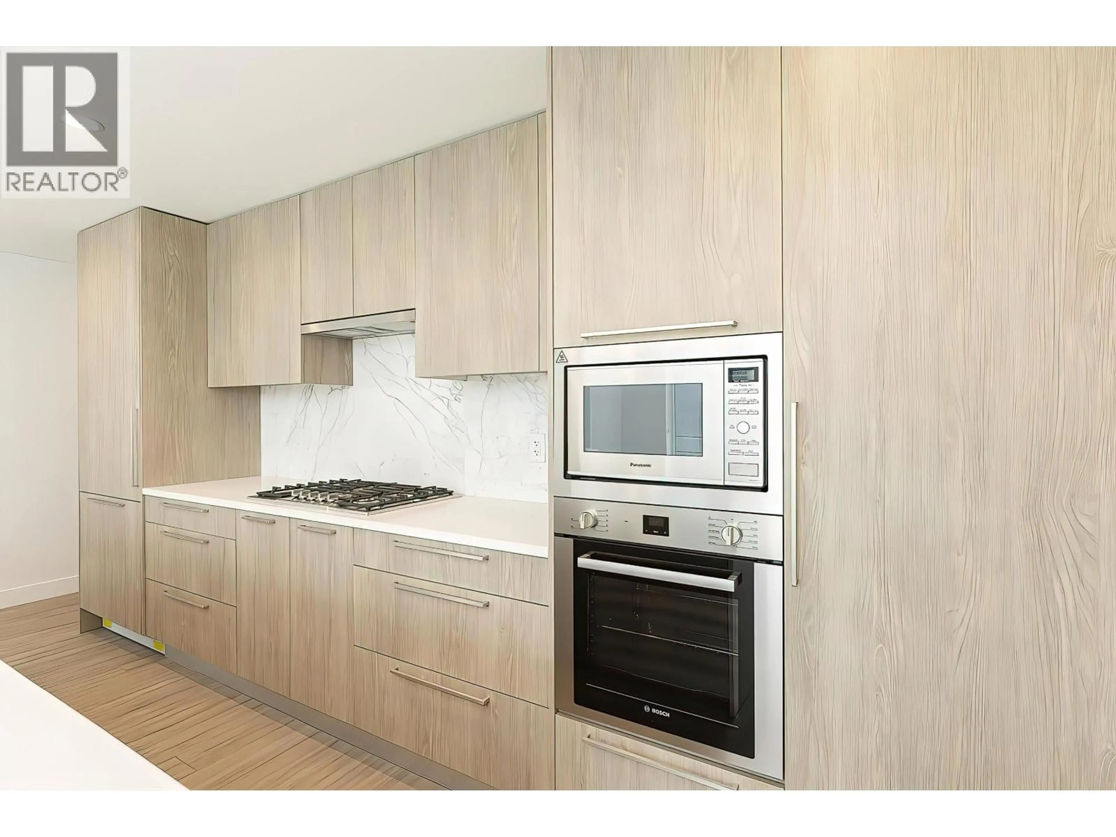 Standard kitchen, wood/laminate floor for 308 - 6398 SILVER AVENUE, Burnaby British Columbia V5H0K7