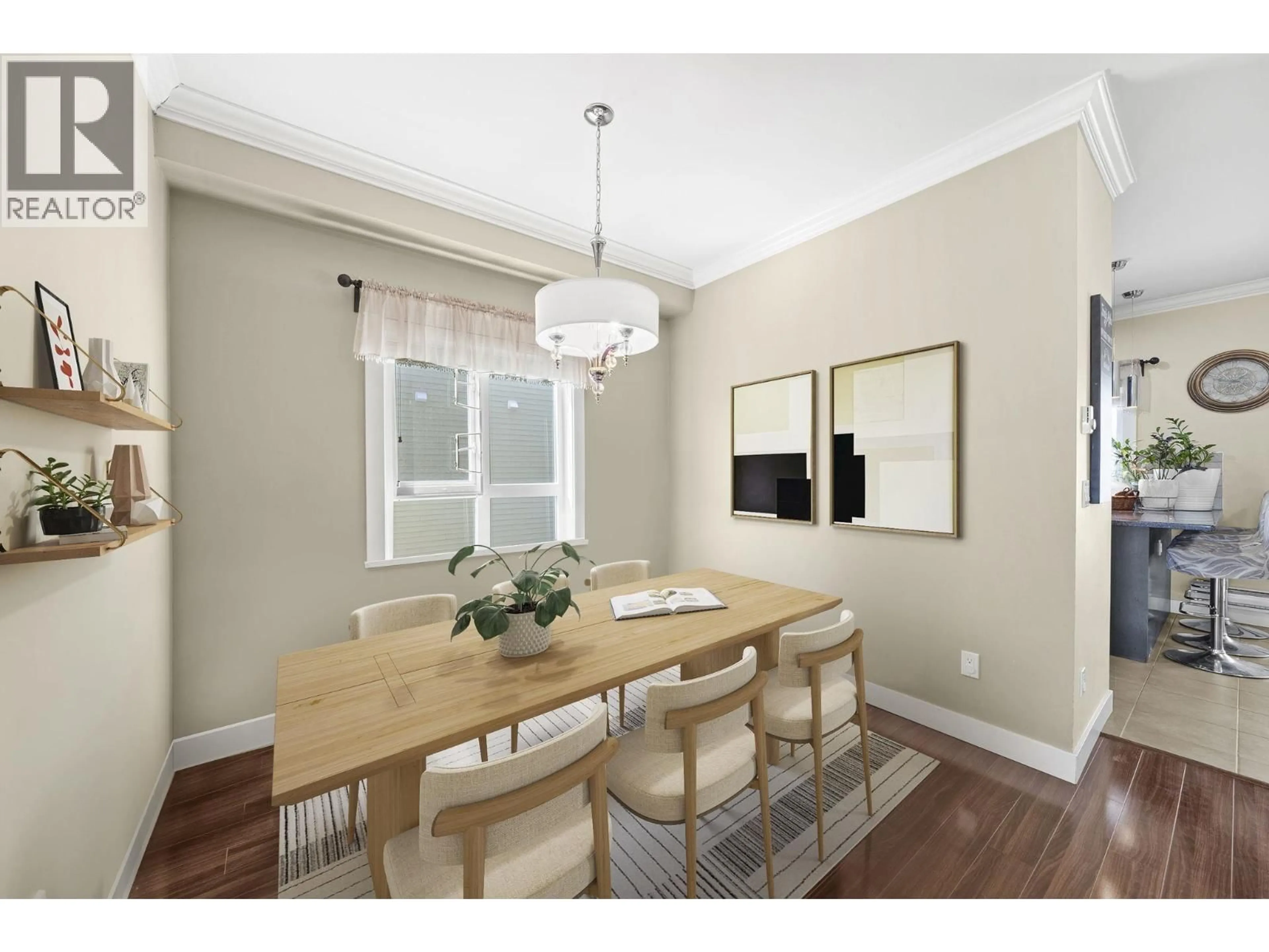 Dining room, wood/laminate floor for 30 - 1130 EWEN AVENUE, New Westminster British Columbia V3M5E4