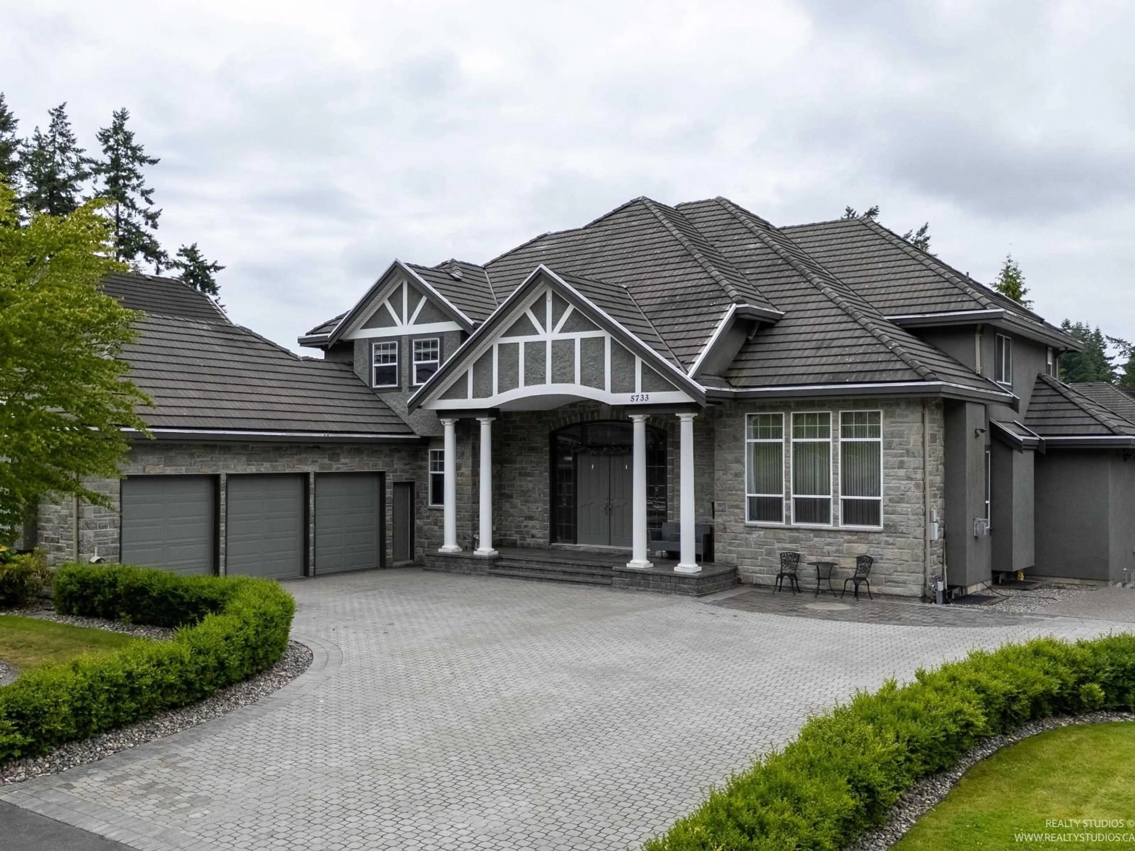 Home with brick exterior material, street for 5733 136B, Surrey British Columbia V3X3N9