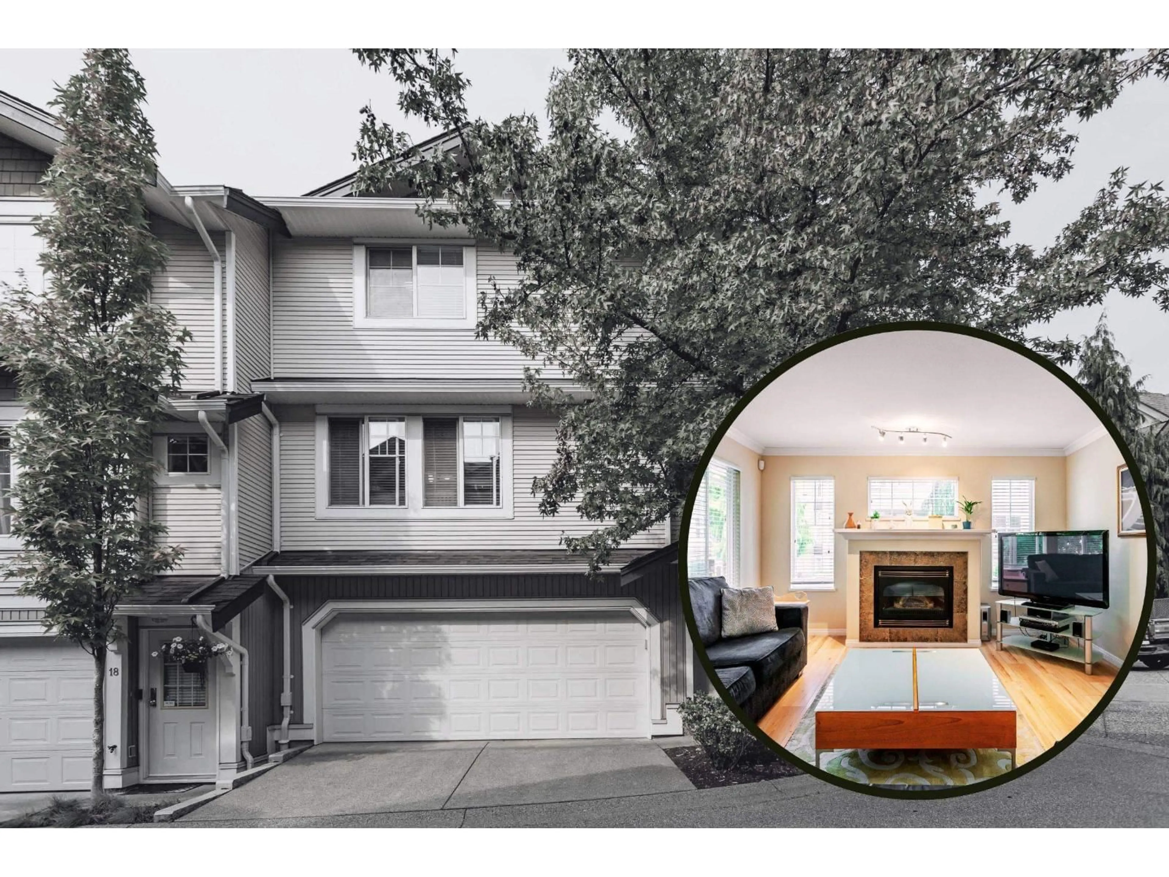 Home with vinyl exterior material, street for 19 - 6533 121, Surrey British Columbia V3W1M5