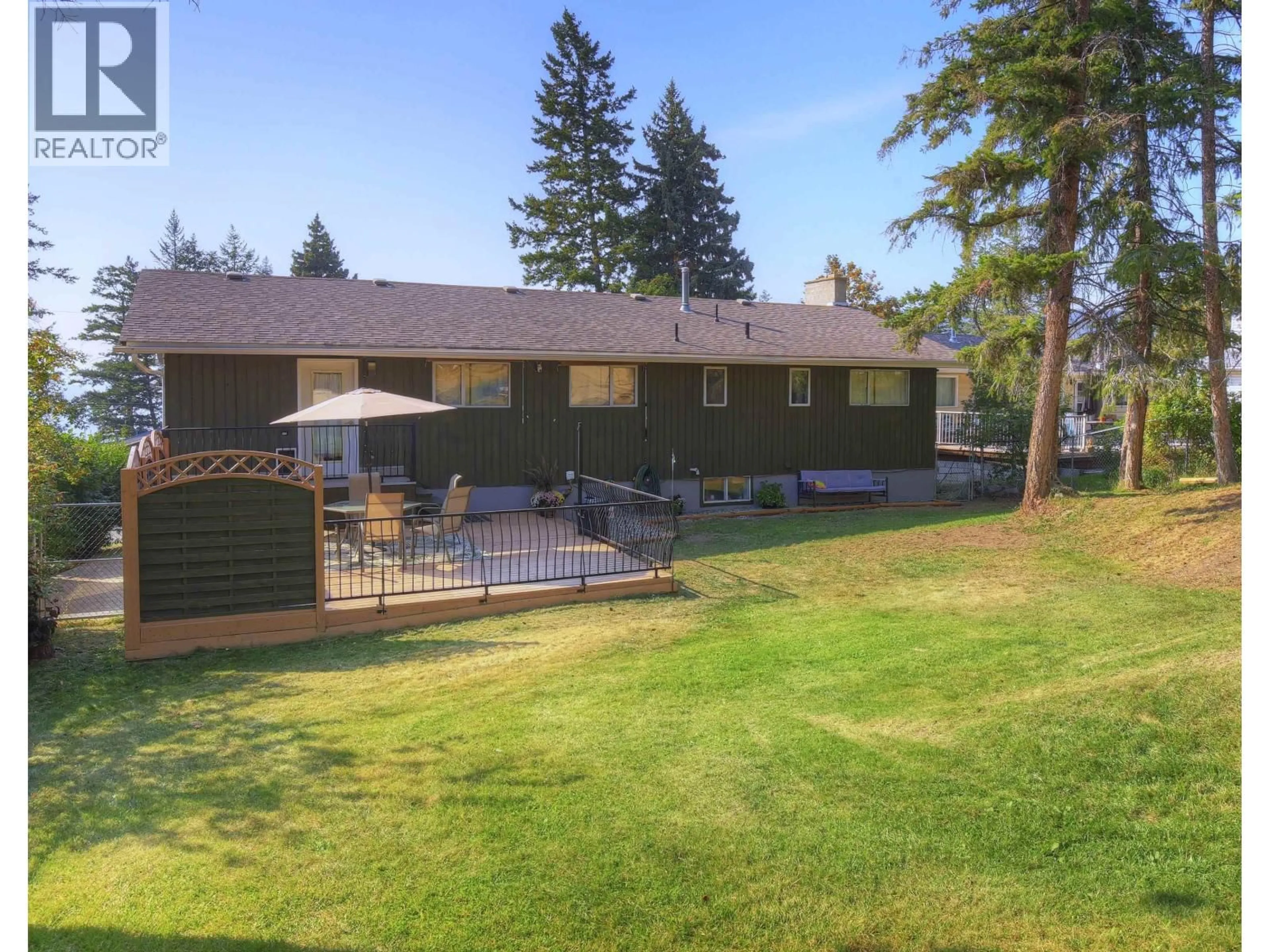A pic from outside/outdoor area/front of a property/back of a property/a pic from drone, water/lake/river/ocean view for 1510 12TH AVENUE, Williams Lake British Columbia V2G3X4