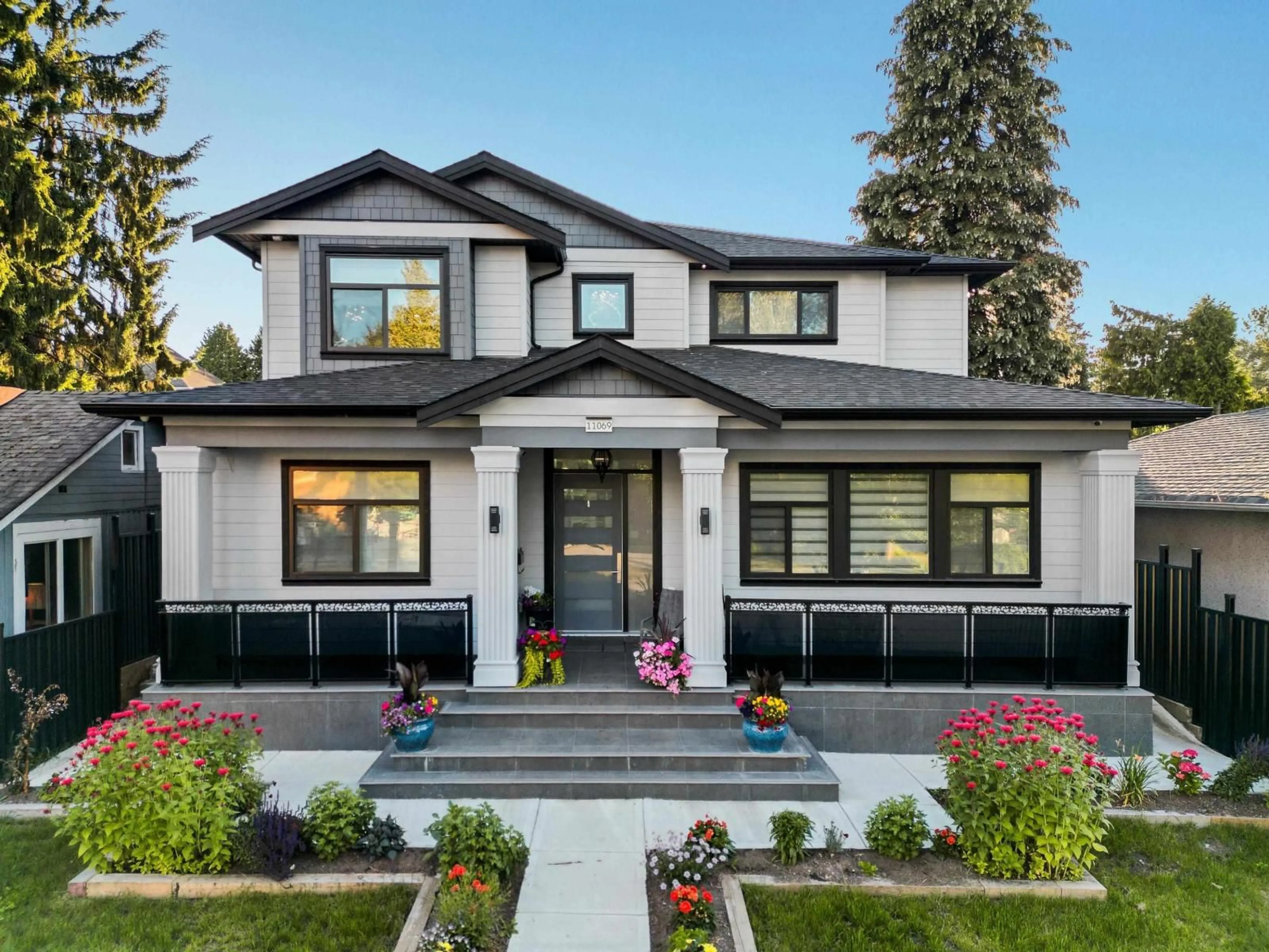 Home with brick exterior material, street for 11069 132, Surrey British Columbia V3T3X1