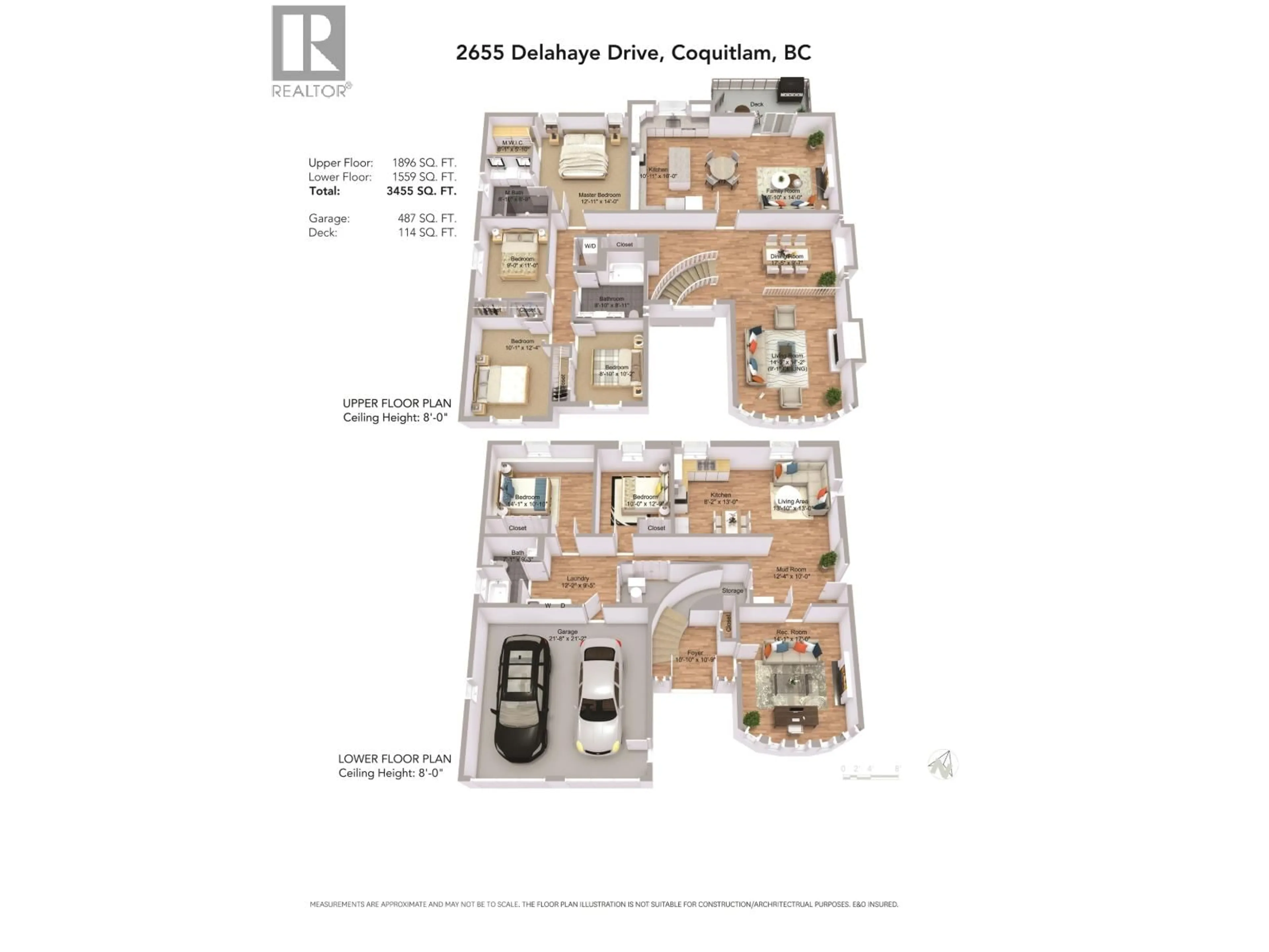 Floor plan for 2655 DELAHAYE DRIVE, Coquitlam British Columbia V3B7E7