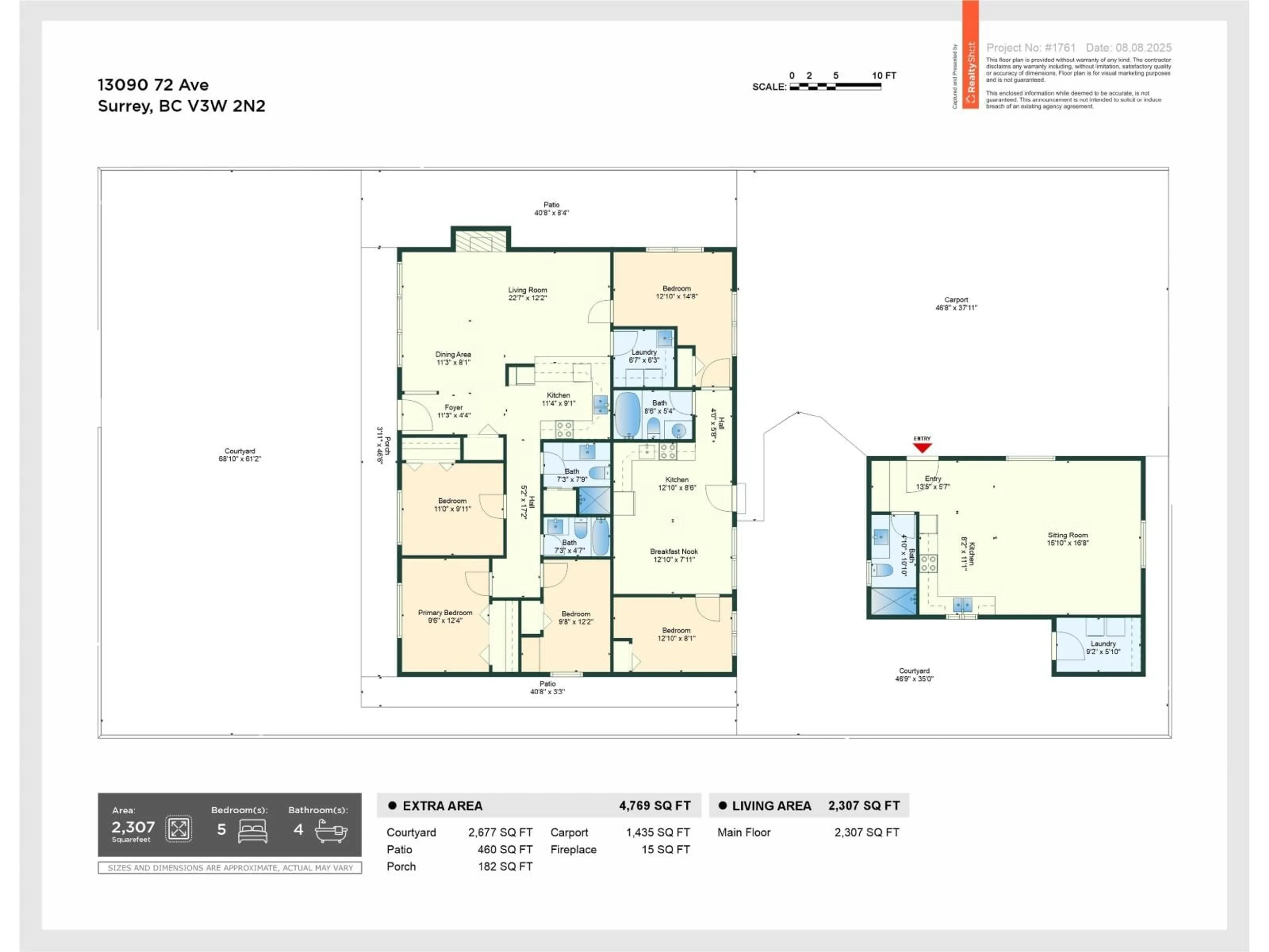 Floor plan for 13090 72 AVENUE, Surrey British Columbia V3W2N2