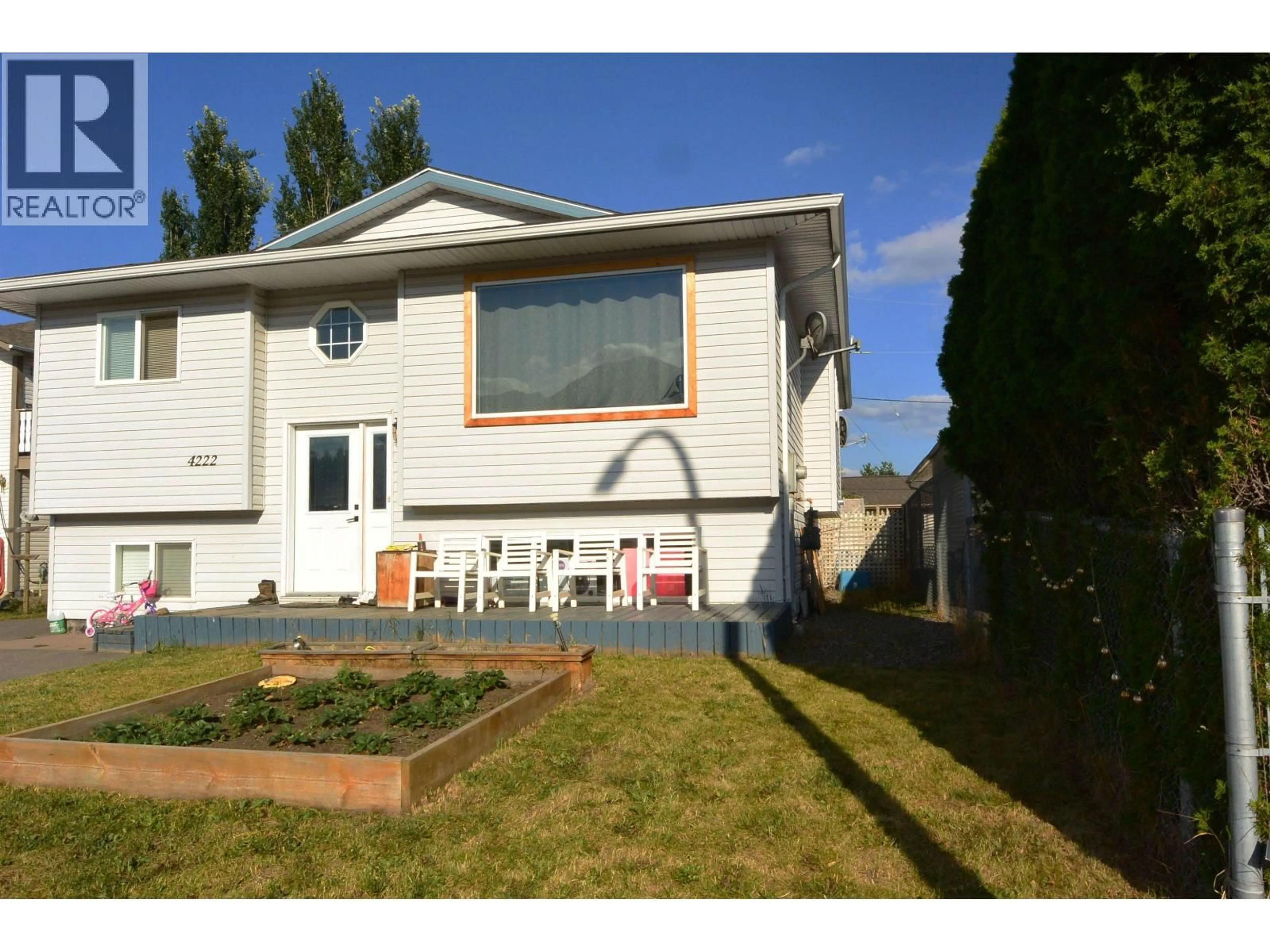 Home with vinyl exterior material, street for 4222 MOUNTAINVIEW CRESCENT, Smithers British Columbia V0J2N0