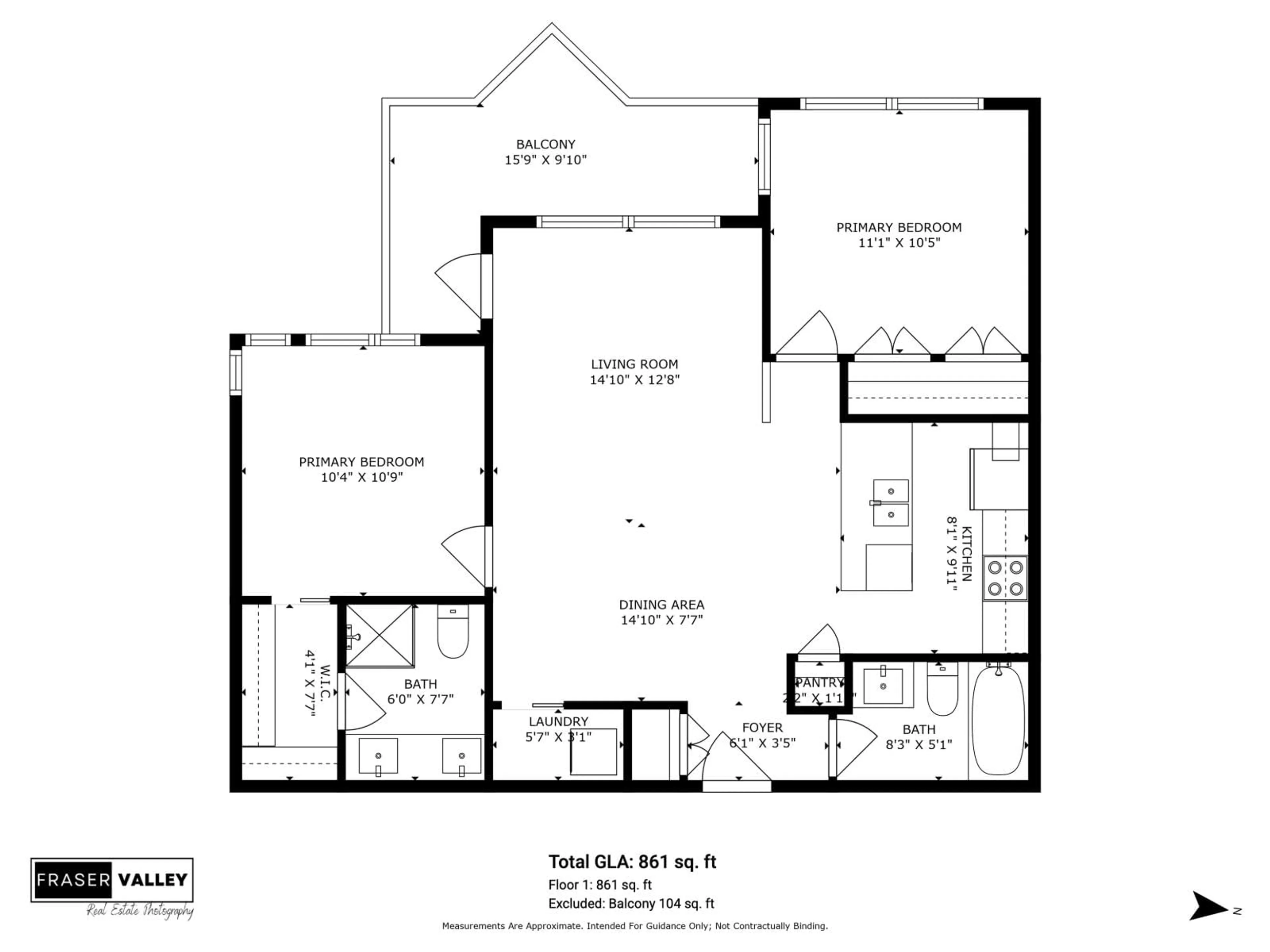 Floor plan for 308 - 32838 LANDEAU, Abbotsford British Columbia V2S0M6