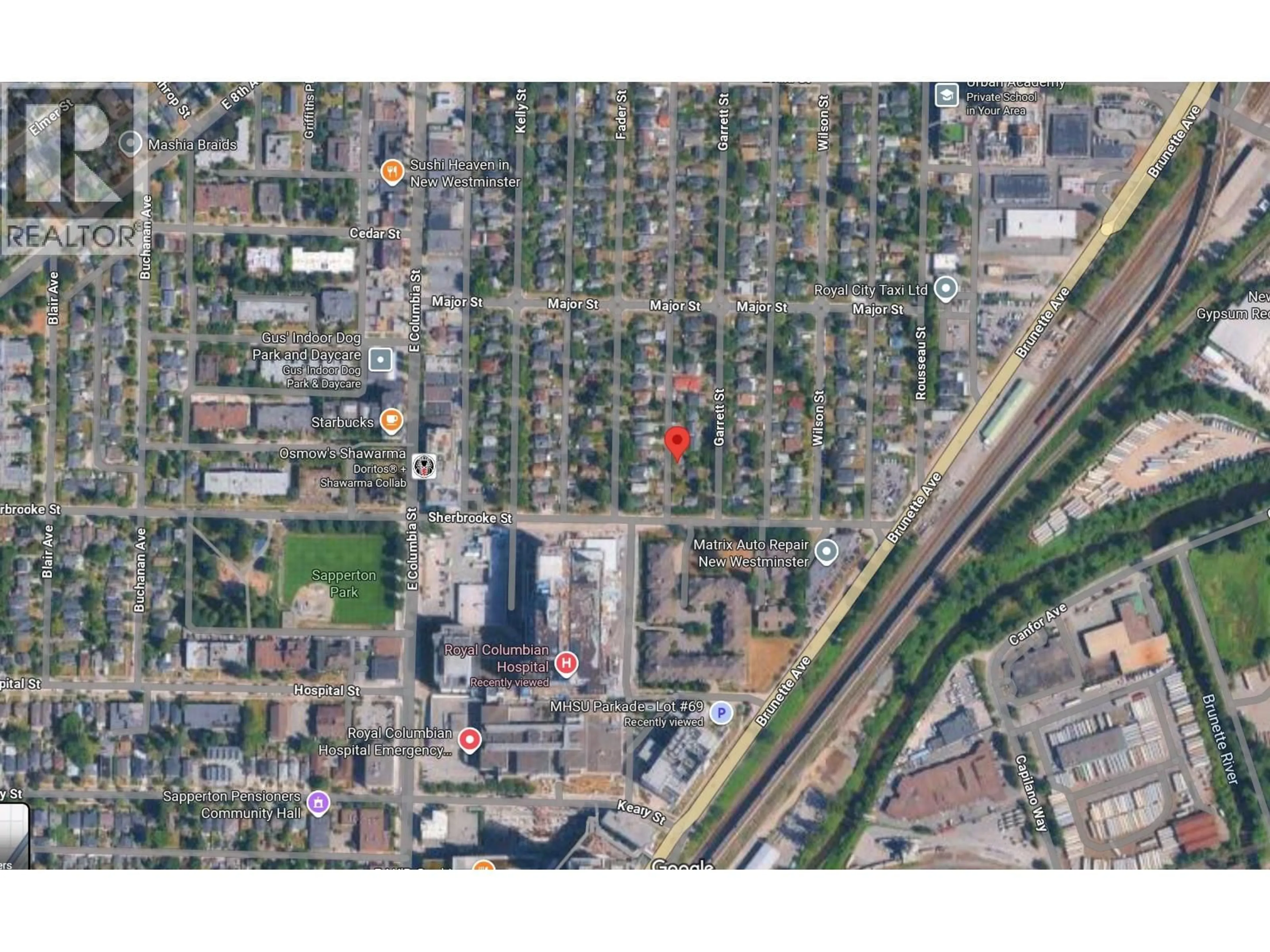 Picture of a map for 407 GARRETT STREET, New Westminster British Columbia V3L3S1