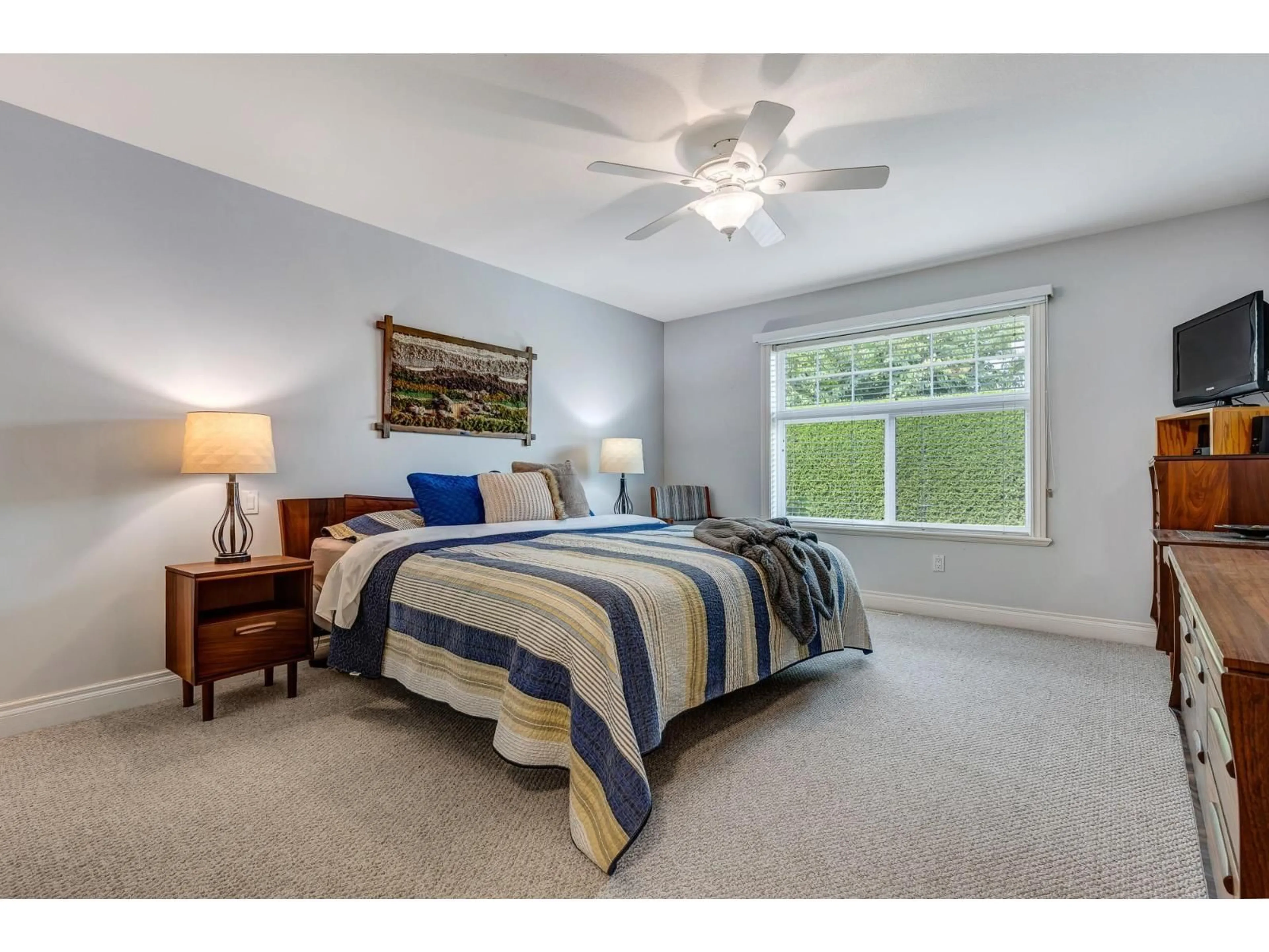Bedroom with bed, carpet floor for 28 - 45824 STEVENSON ROAD, Chilliwack British Columbia V2R5W5