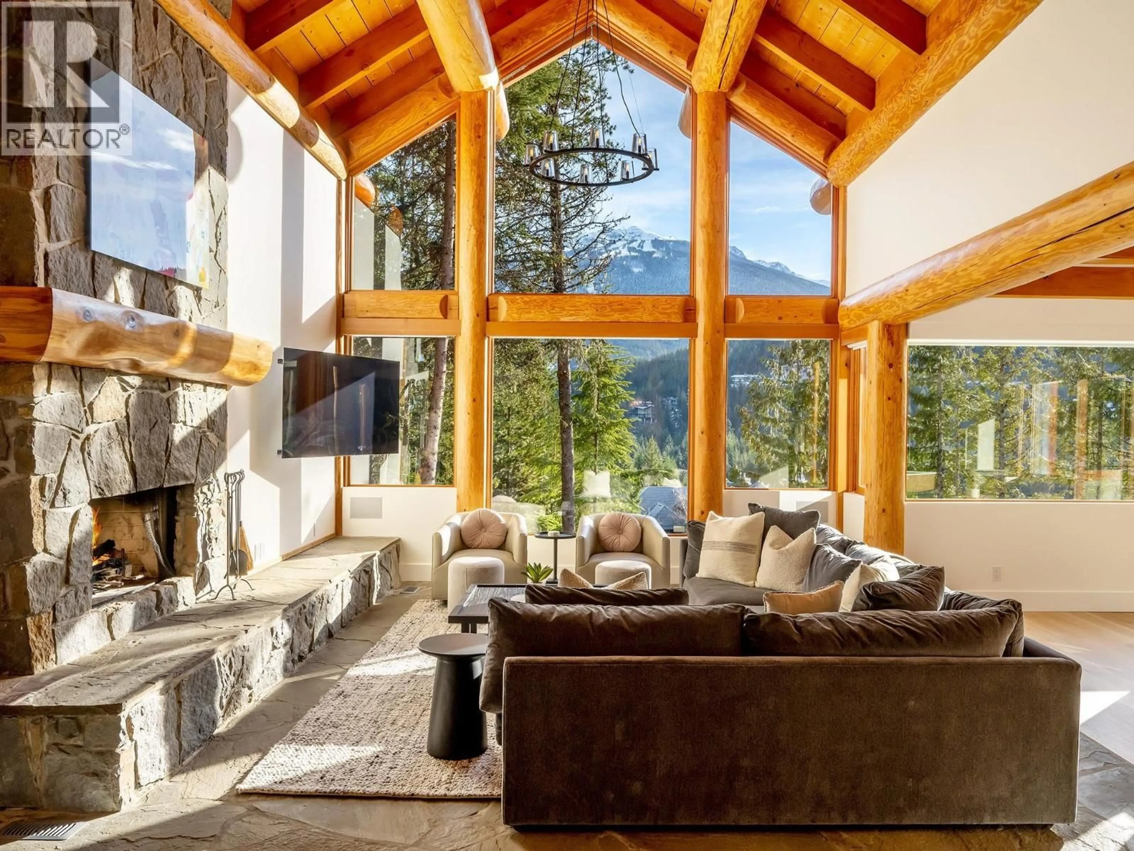 Living room with furniture, unknown for 3231 PEAK DRIVE, Whistler British Columbia V8E0V4