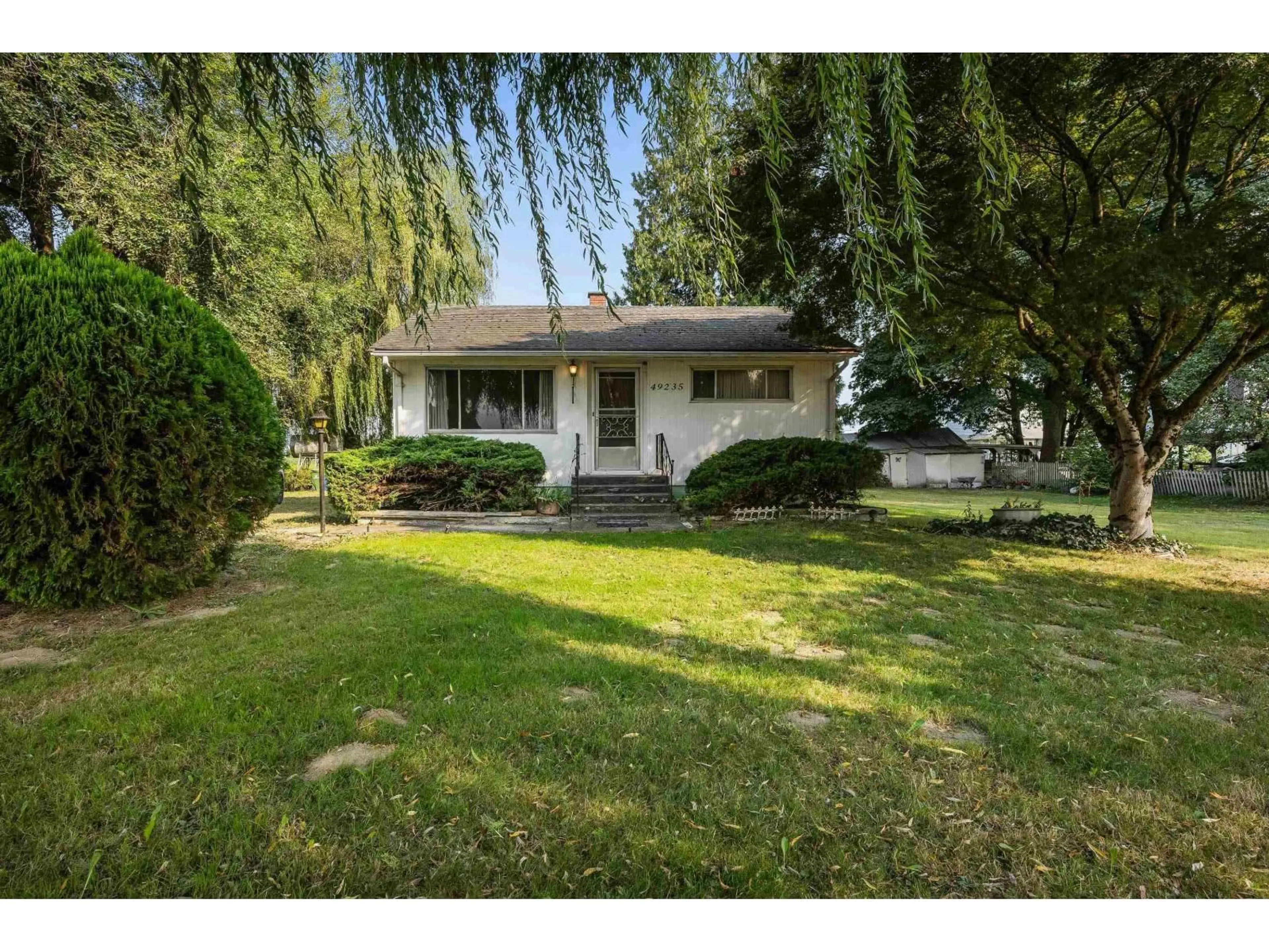 A pic from outside/outdoor area/front of a property/back of a property/a pic from drone, street for 49241 CHILLIWACK CENTRAL ROAD, Chilliwack British Columbia V2P6H3