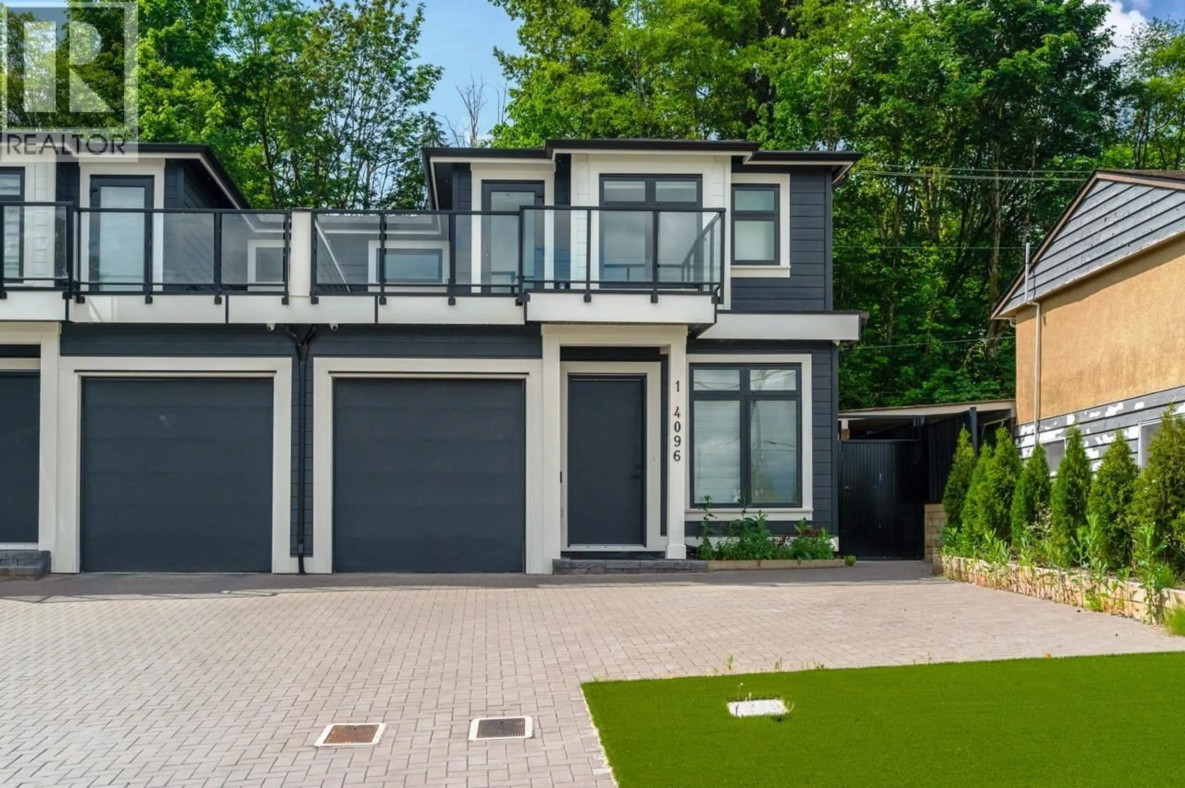 Home with brick exterior material, street for 1 - 4096 NITHSDALE STREET, Burnaby British Columbia V5G1P6