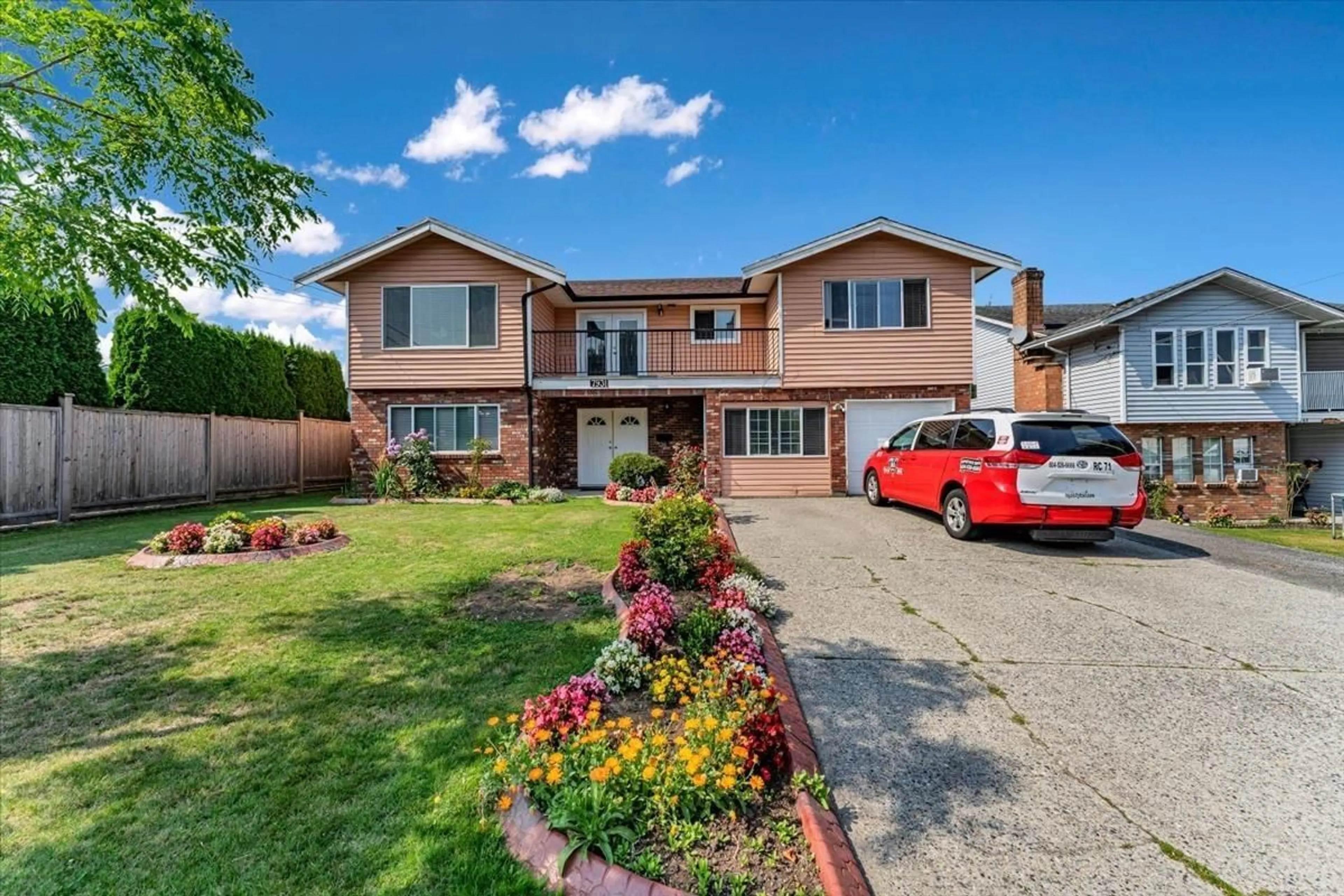Home with brick exterior material, street for 7931 134, Surrey British Columbia V3W9Y1