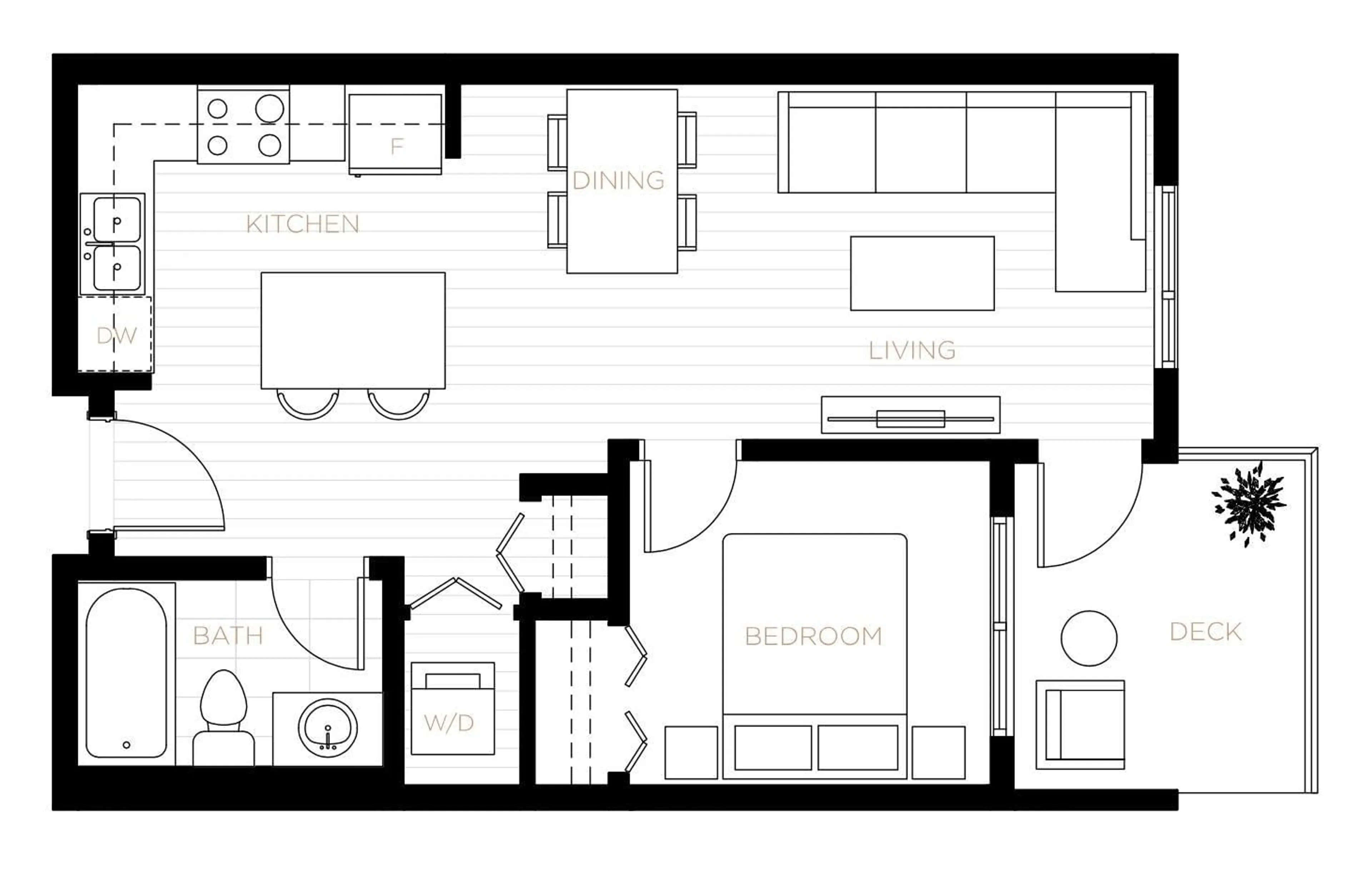 Floor plan for 401 - 13458 95, Surrey British Columbia V3V0H1