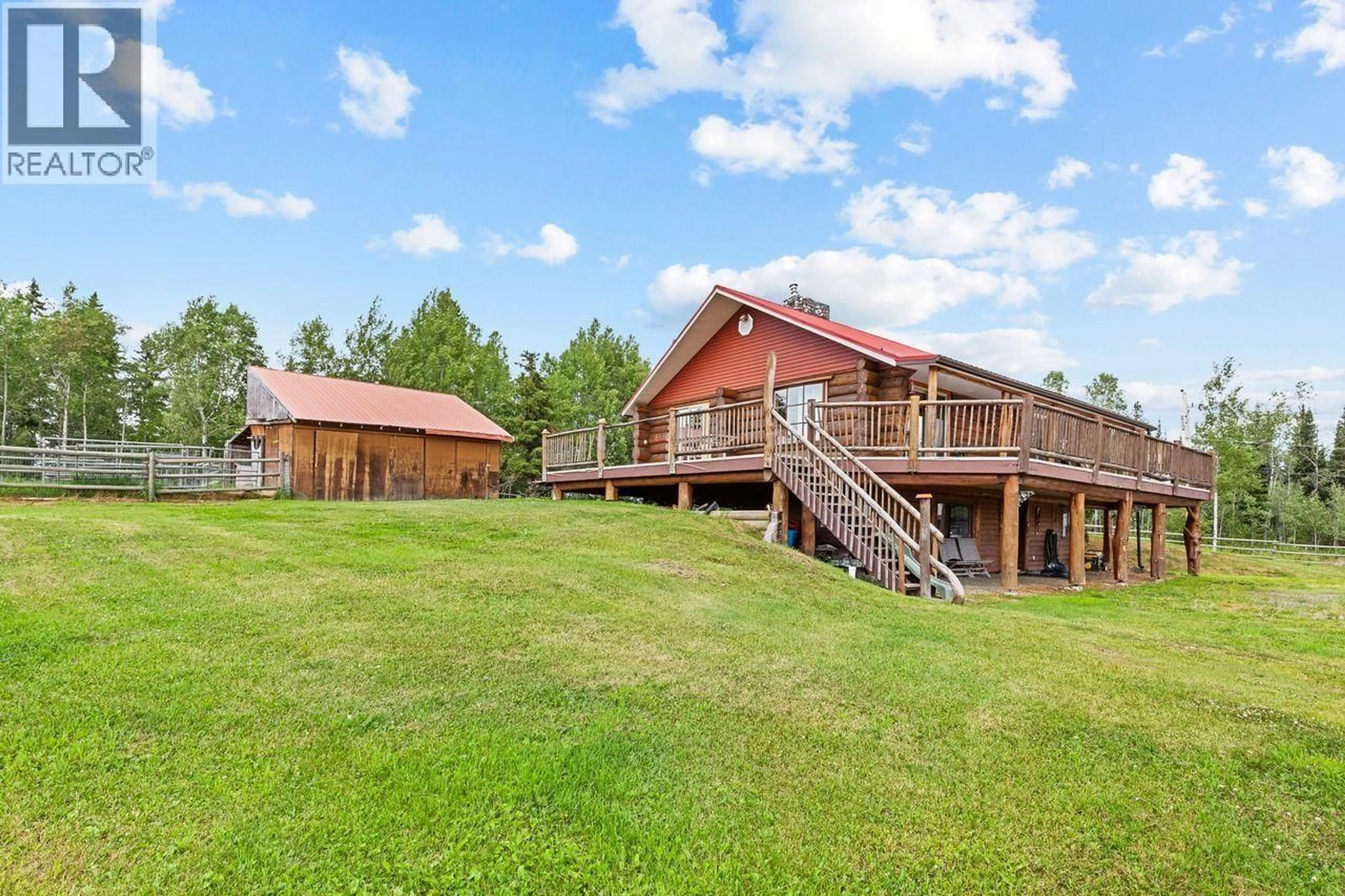 A pic from outside/outdoor area/front of a property/back of a property/a pic from drone, water/lake/river/ocean view for 11020 SALMON VALLEY ROAD, Prince George British Columbia V2K5T4