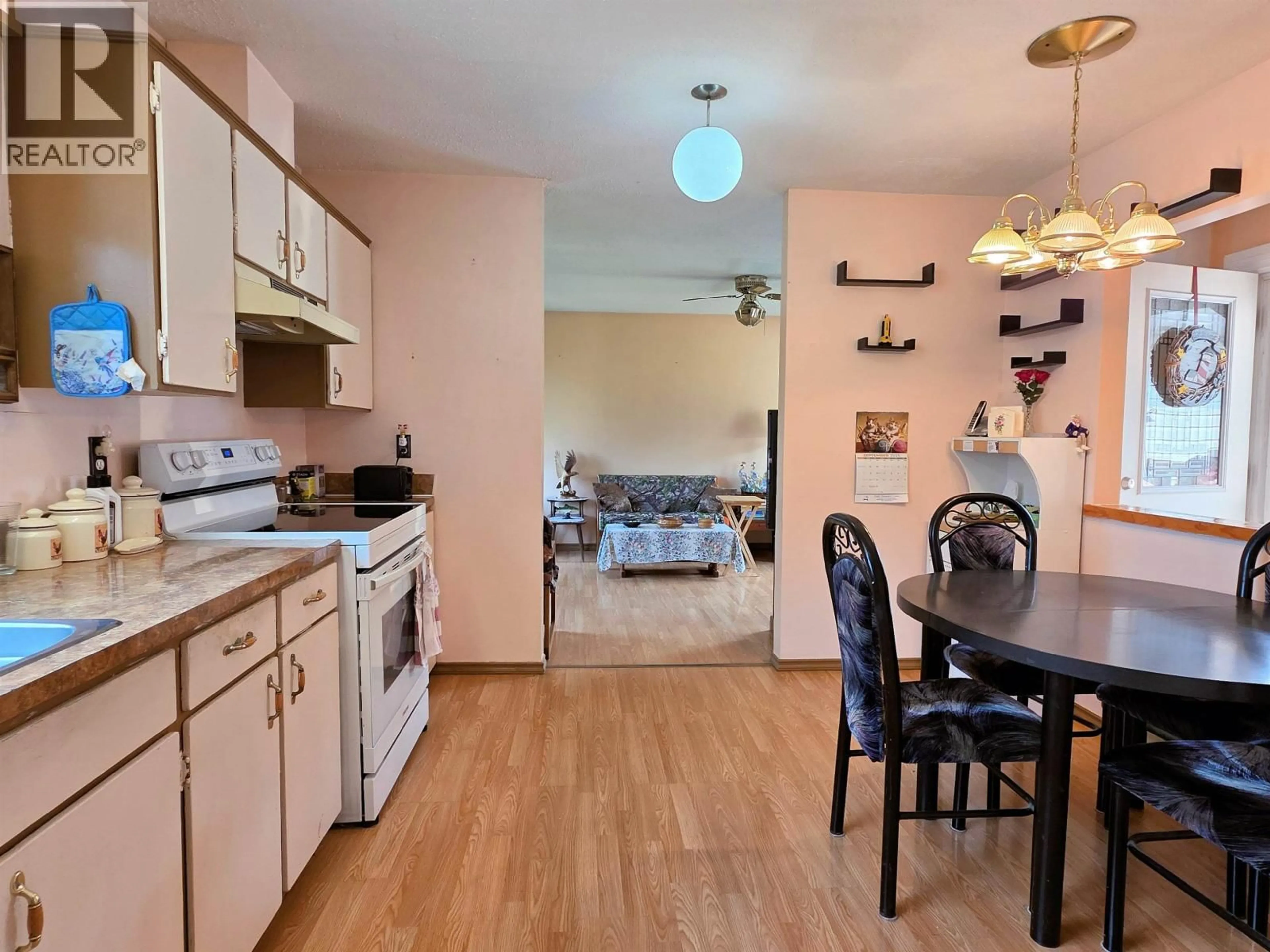 Standard kitchen, wood/laminate floor for 41 FULTON STREET, Granisle British Columbia V0J1W0